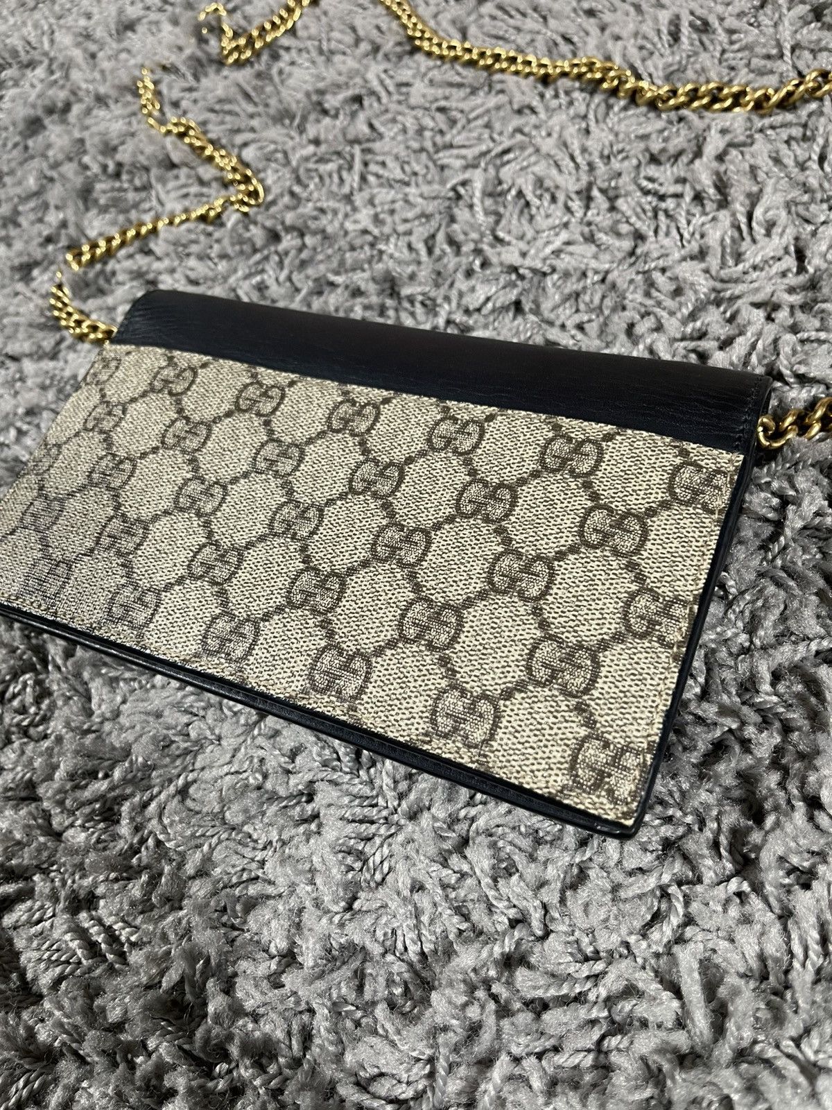 Gucci Gucci Pearl Scallop Wallet Chain Bag GG Clutch Crossbody Size ONE SIZE - 10 Thumbnail