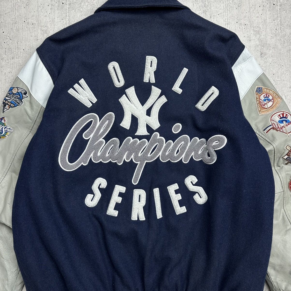 New York Yankees × Vintage New York Yankees Bomber World Series Vintage Patch Jacket Size US L / EU 52-54 / 3 - 15 Thumbnail