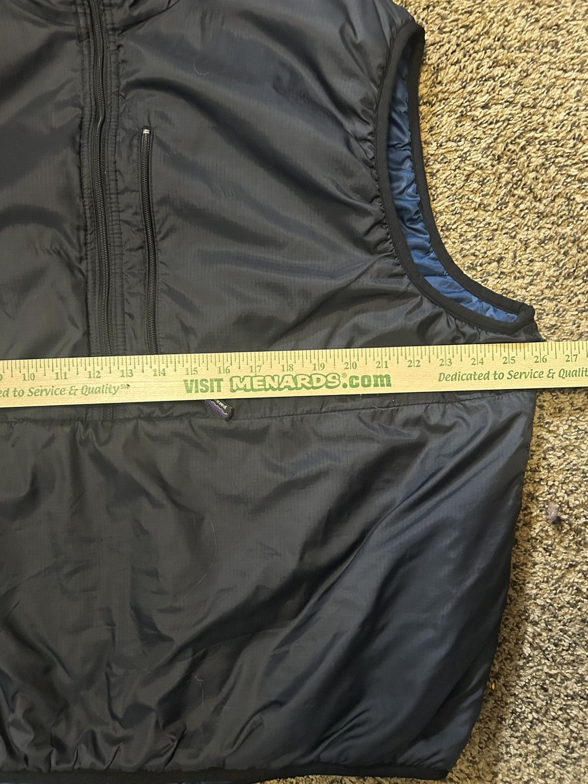 Patagonia Patagonia Puffball 1/2 zip Vest XXL Black / Blue Made in USA Size US XXL / EU 58 / 5 - 7 Thumbnail