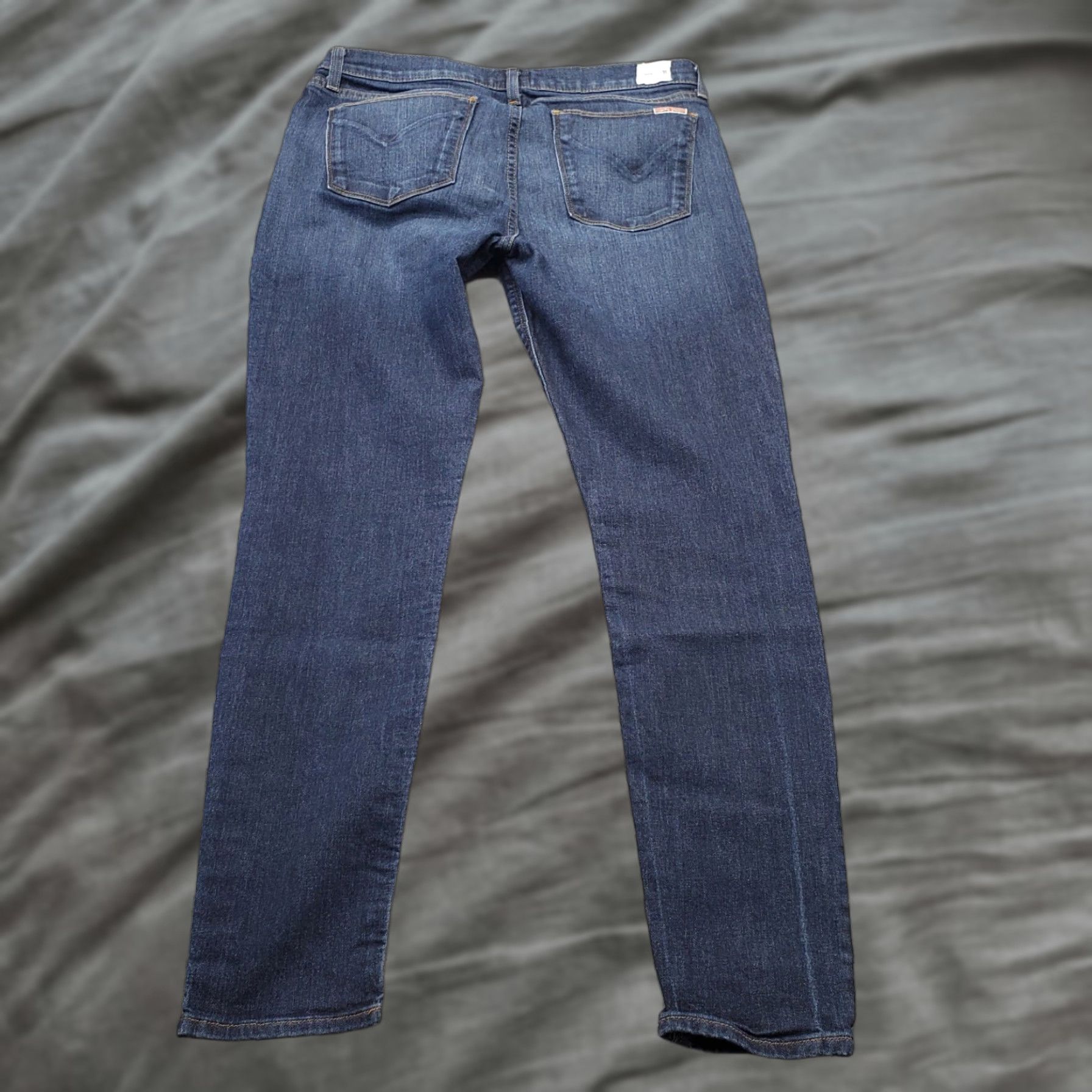 Hudson Hudson Womens Size 31 Blue Denim 5 Pocket Stretch Krista Super Skinny Jeans Shirt Hoodie? Size 24" / US 00 / IT 34 - 1 Thumbnail