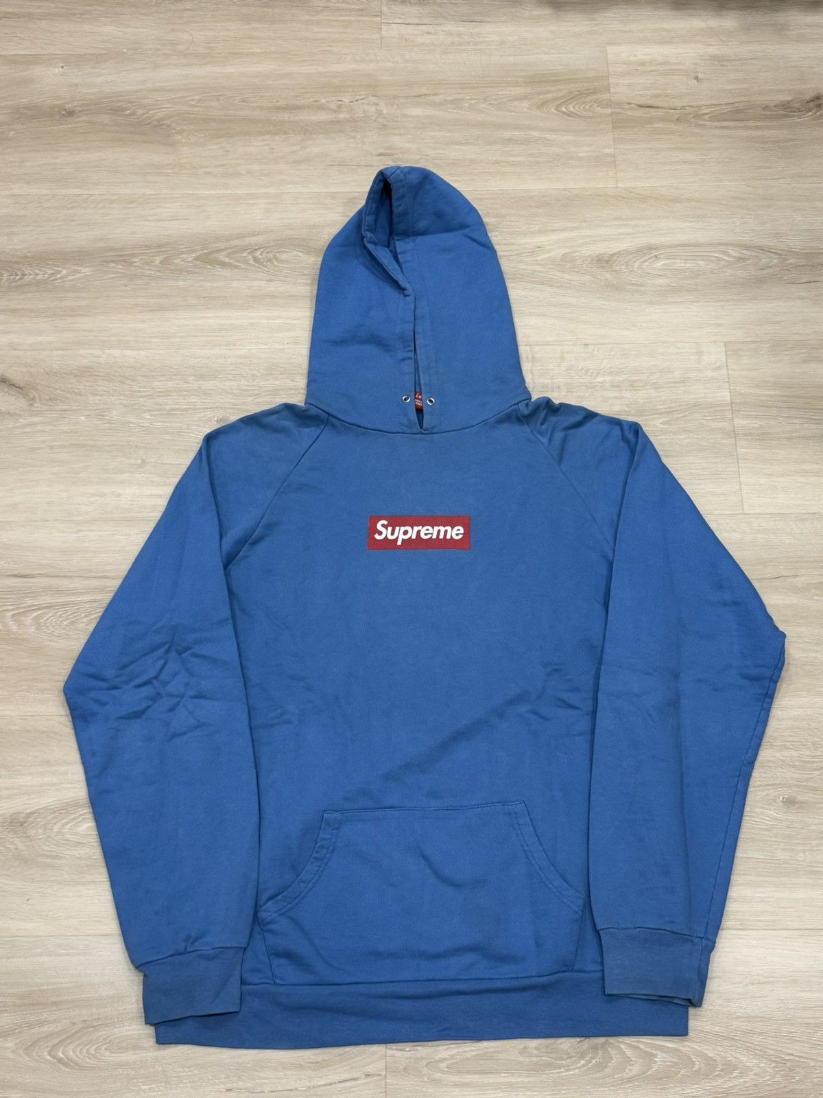Supreme Supreme Screenprint Box Logo Hoodie - Teal (2006) Size US L / EU 52-54 / 3 - 2 Thumbnail