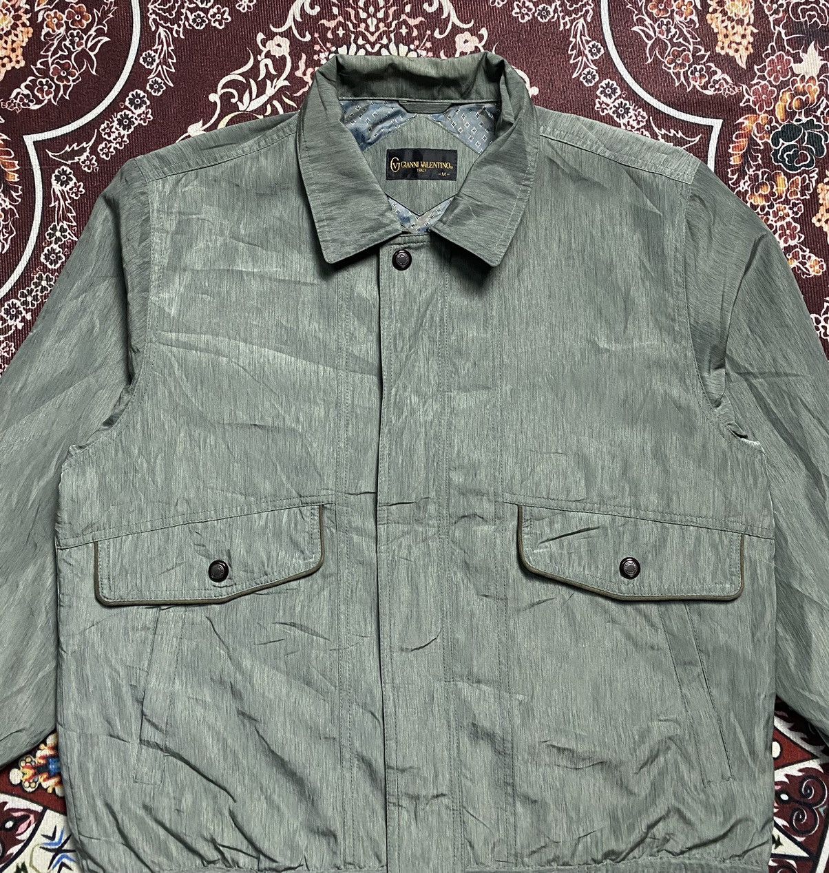 Gianni Valentino Vintage Gianni Valentino Nylon/ Poly Bombers Jacket Size US M / EU 48-50 / 2 - 5 Thumbnail