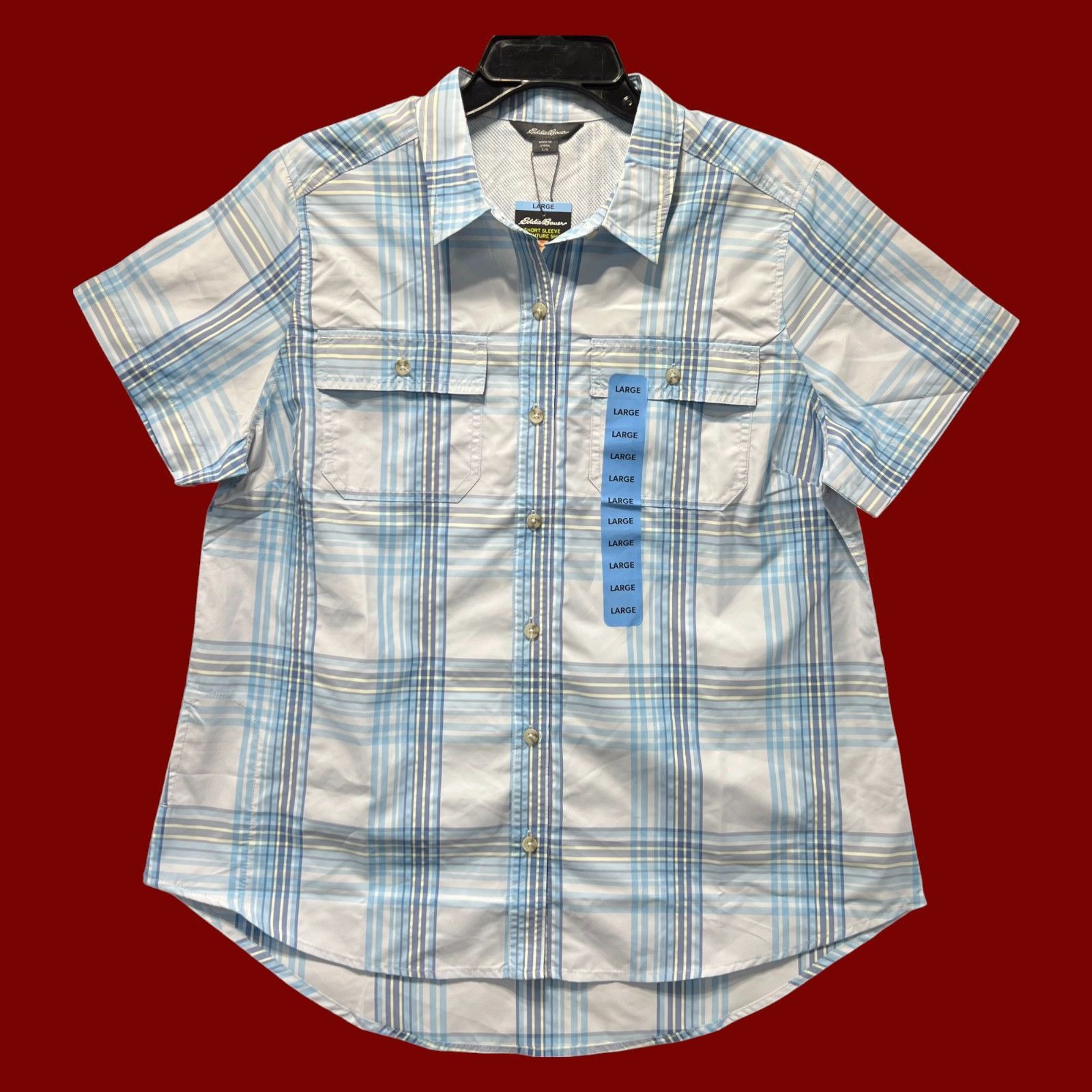 Other Eddie Bauer - Women's Moisture Wicking Short Sleeve Shirt - Size L / US 10 / IT 46 - 3 Thumbnail