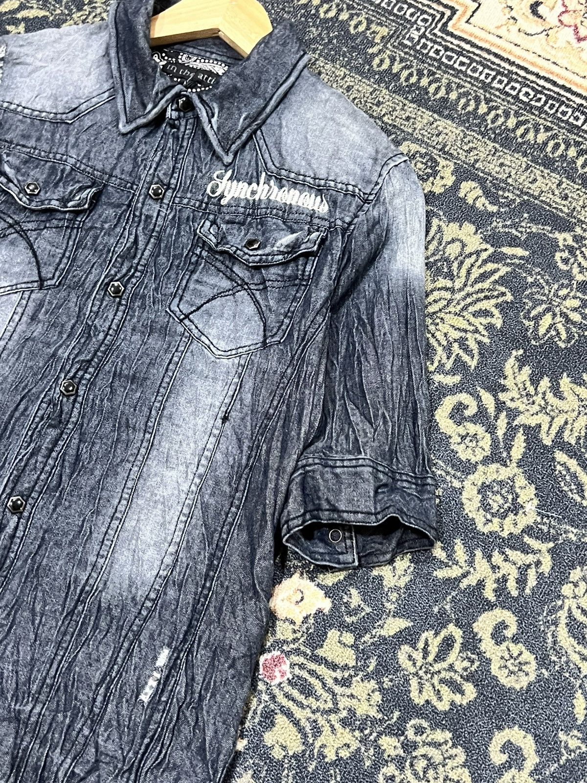 In The Attic In The Attic Synchronous Denim Button Shirt Size US S / EU 44-46 / 1 - 6 Thumbnail