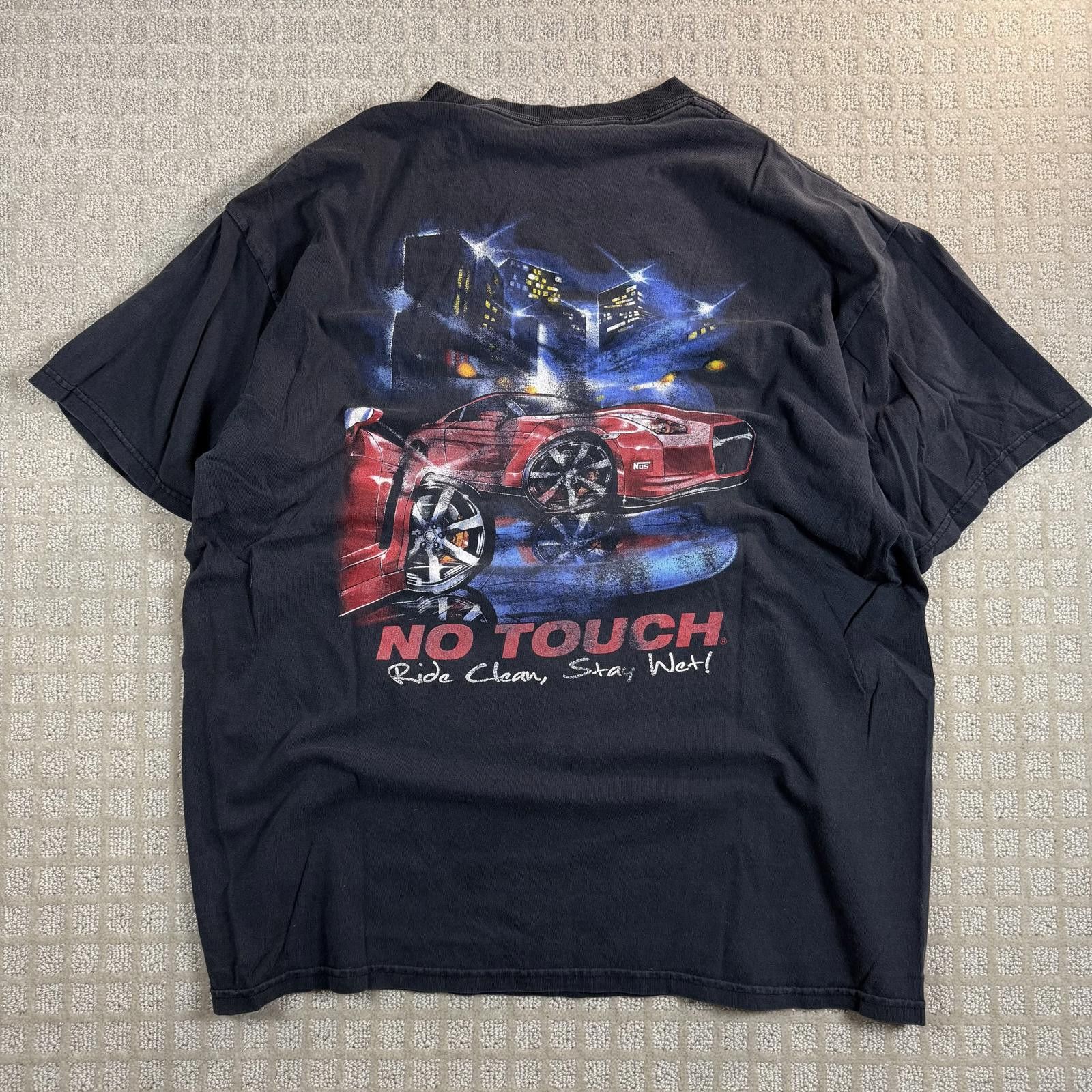 Other Y2K No Touch Car Graphic Tee Delta Pro Weight XL Size US XL / EU 56 / 4 - 5 Thumbnail
