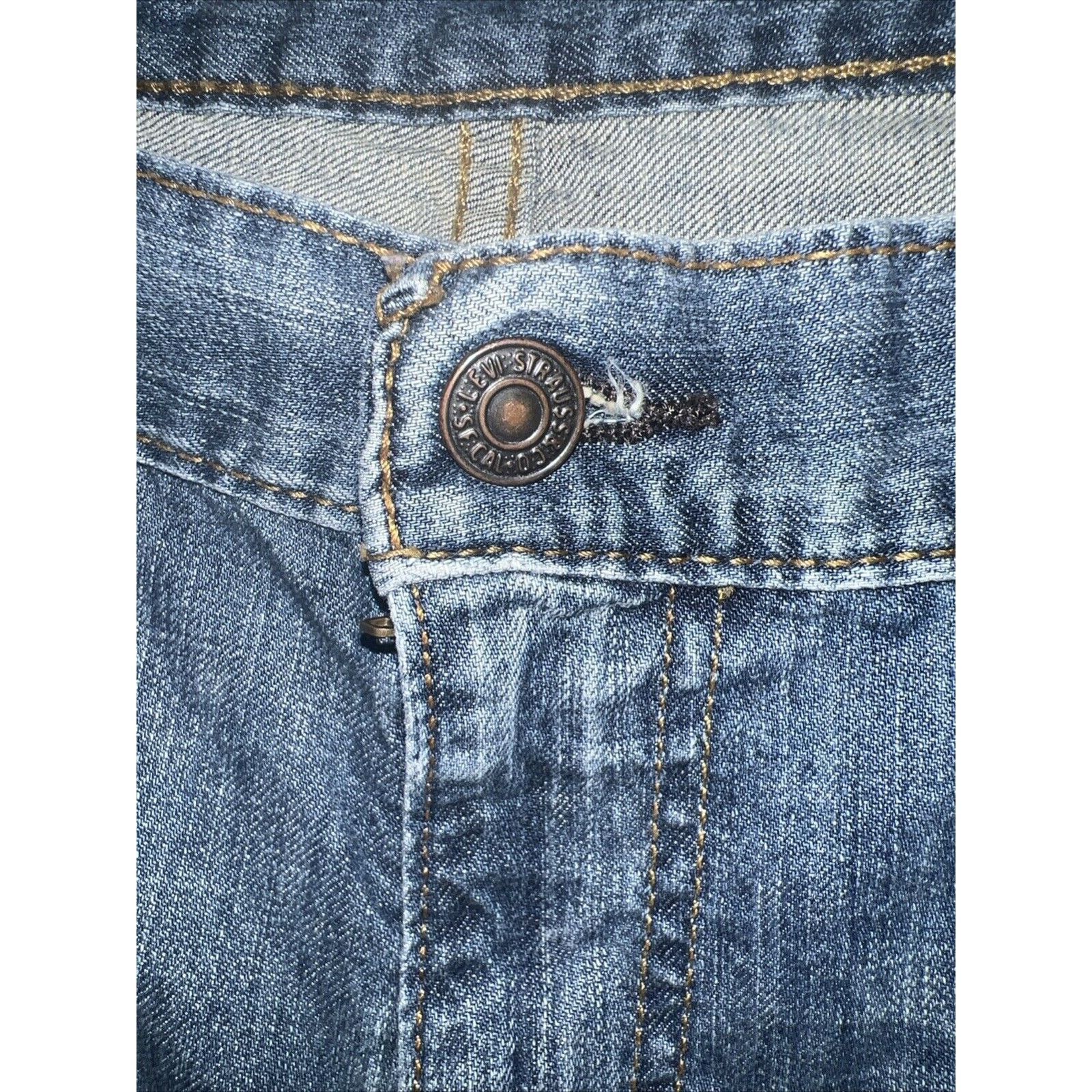 Levi's Levis 527 Jeans Men's 38x30 Blue Bootcut Medium Wash Denim Size US 38 / EU 54 - 3 Thumbnail