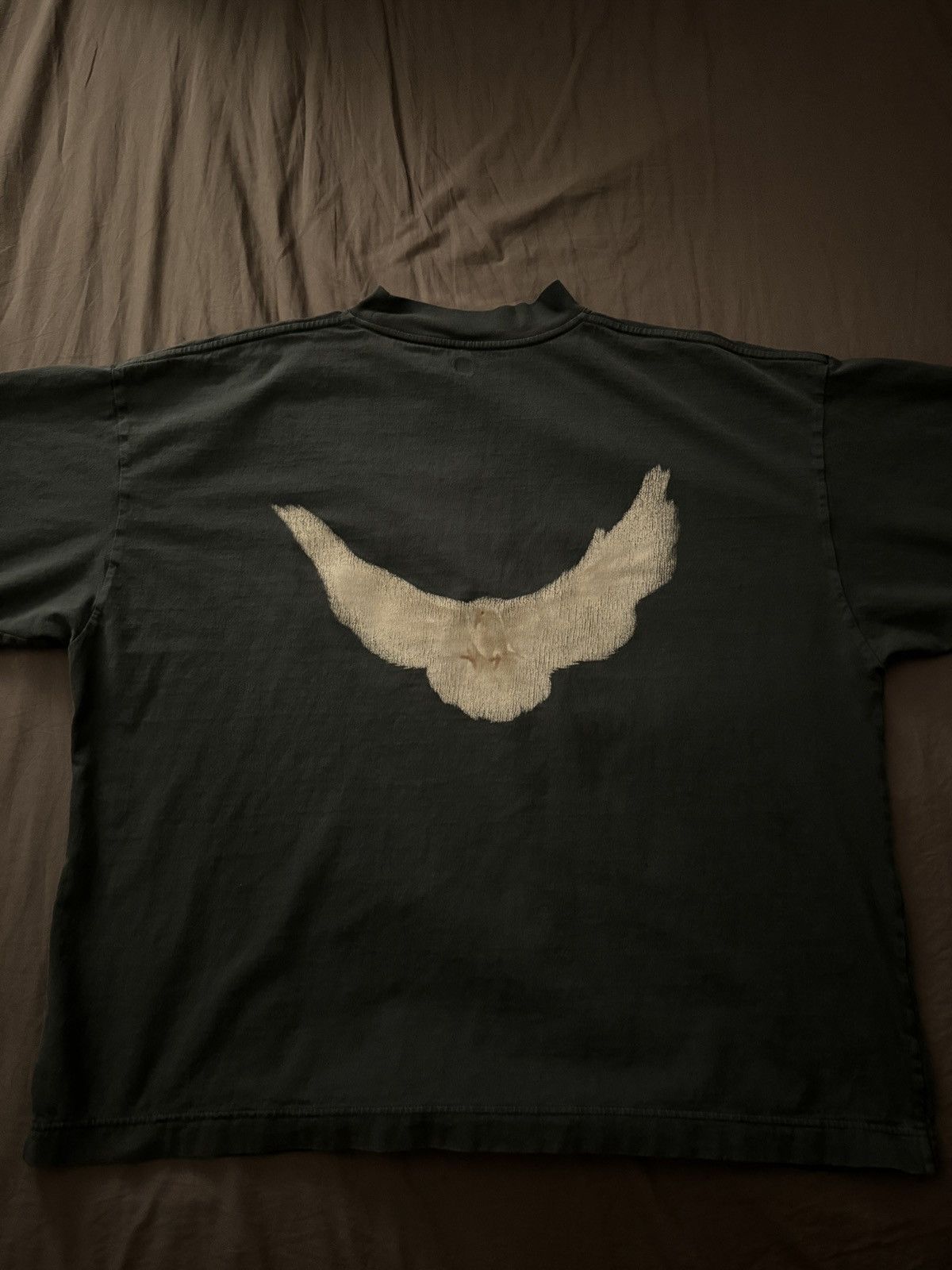Balenciaga × Gap × Kanye West Dove 3/4 Sleeve T-Shirt - Blue - Yeezy Gap Balenciaga Size US XS / EU 42 / 0 - 1 Thumbnail