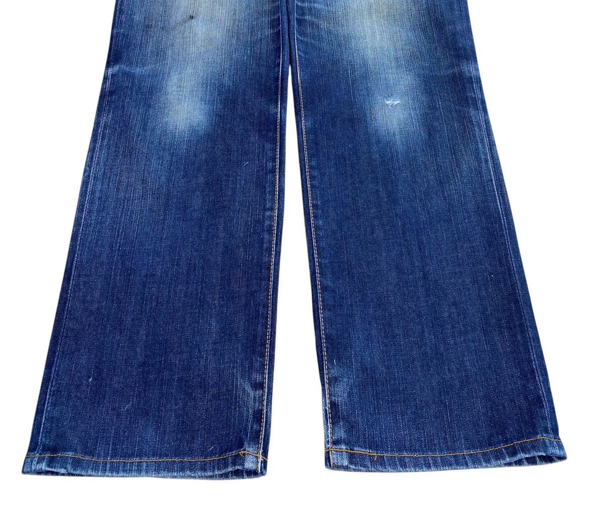 Edwin Edwin Blue Wash Whiskered Style Straight Leg Jeans Size US 34 / EU 50 - 5 Thumbnail