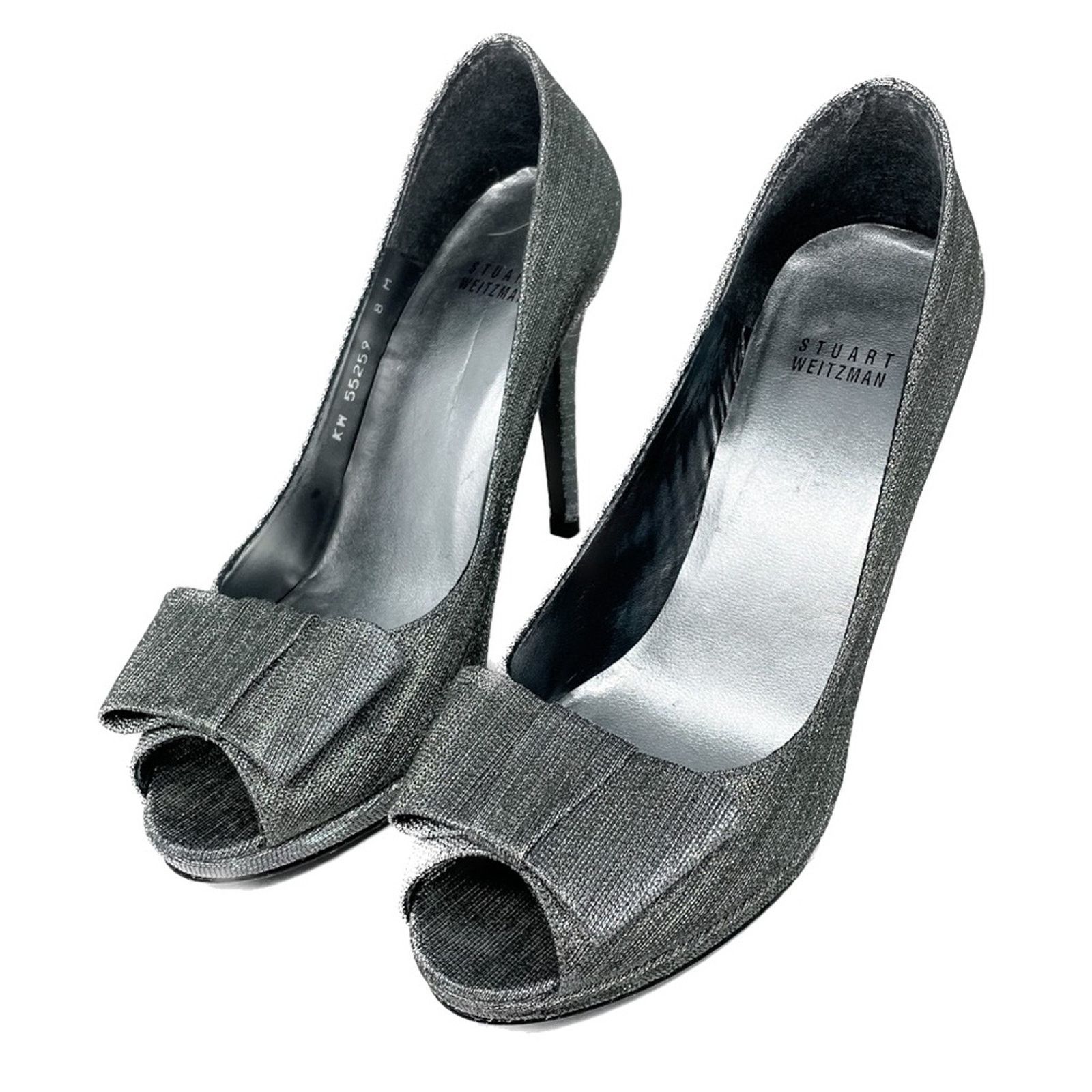 Stuart Weitzman Stuart Weitzman silver metallic Bowright platform pumps 8 Size US 8 / IT 38 - 7 Thumbnail