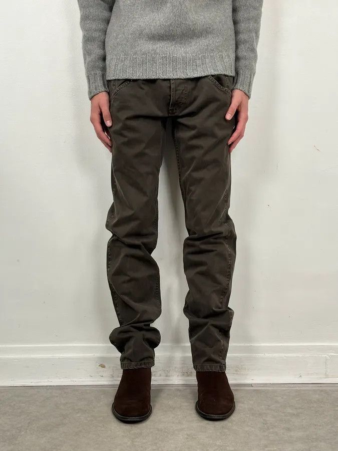 Dolce & Gabbana 2000s Dolce & Gabbana Brown Slim Denim Jeans Size US 33 - 2 Thumbnail