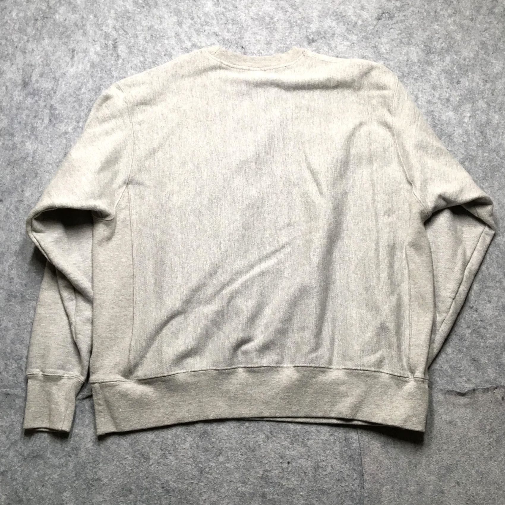 Champion VINTAGE Champion Sweatshirt Mens XL College Graphic Pullover Wisconsin Reverse Weave Gray Deluxe Logo Cotton Polyester Heavyweight Size US XL / EU 56 / 4 - 7 Thumbnail