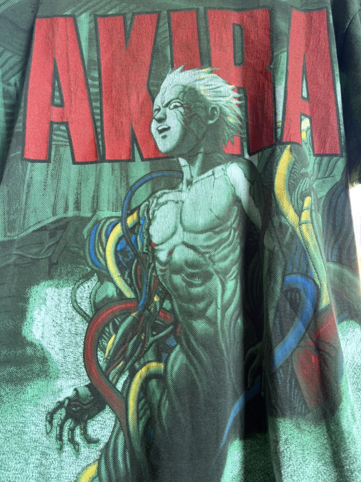 Vintage Vintage Akira Original Tetsuo Shima Aop Tee 90s Size US XL / EU 56 / 4 - 4 Thumbnail