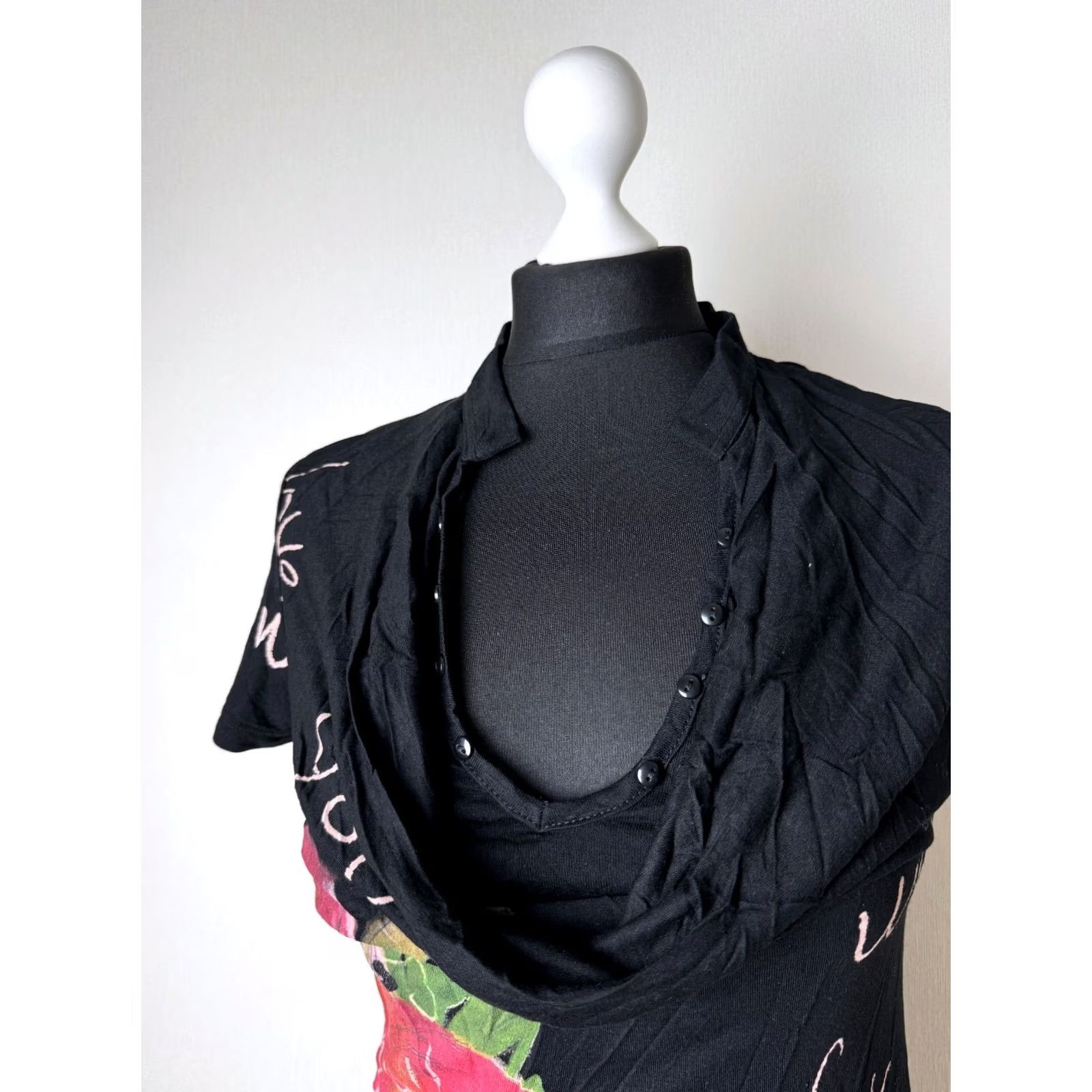 Desigual Desigual black shirt tunic Womens Size S Size S / US 4 / IT 40 - 2 Thumbnail
