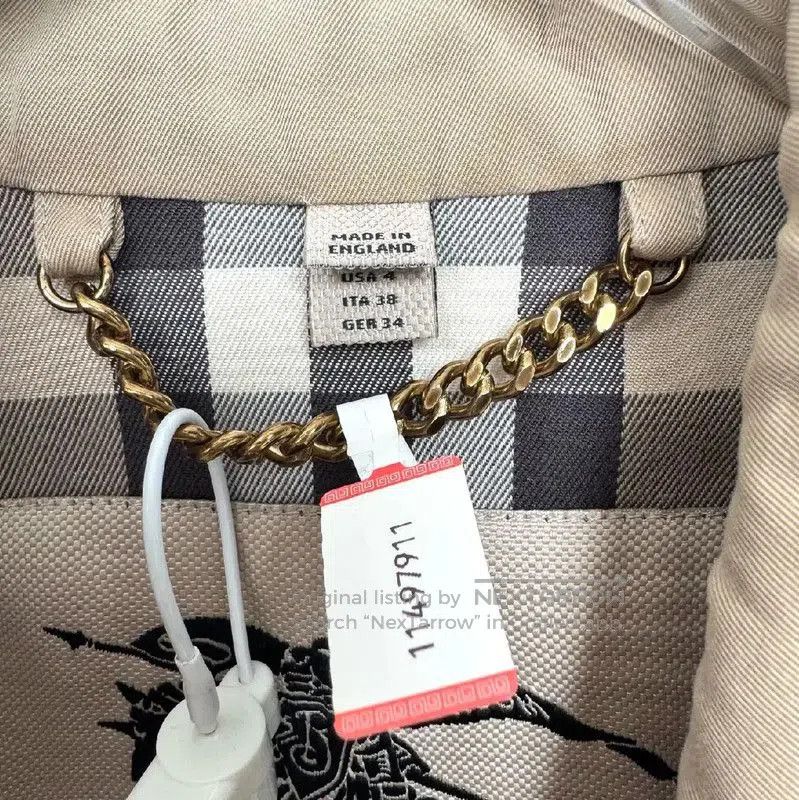 Burberry Burberry M Size Light Brown Women's Trench Coat. Size M / US 6-8 / IT 42-44 - 3 Thumbnail