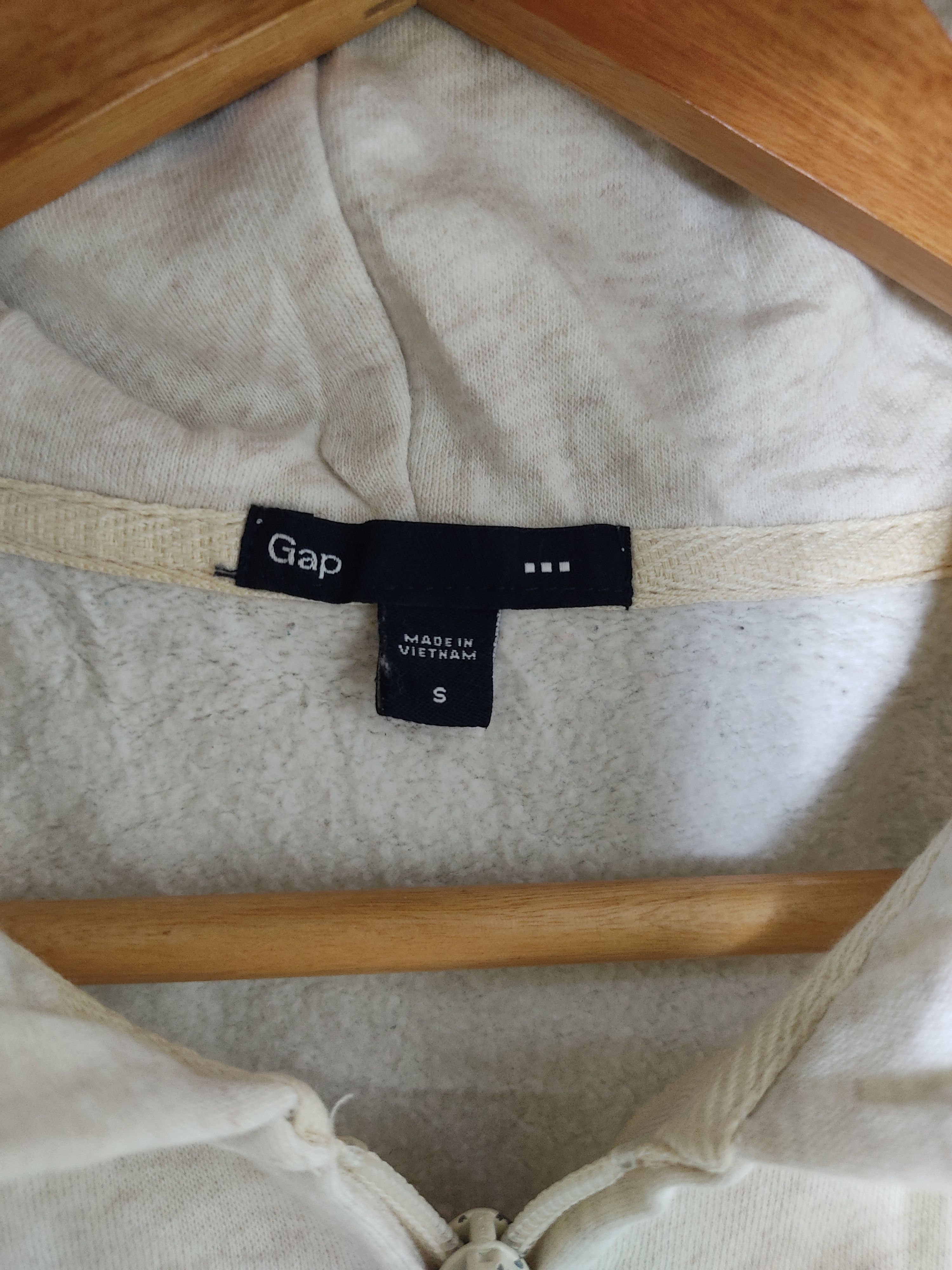 Gap Vintage Gap Zipper Hoodie Size S / US 4 / IT 40 - 6 Thumbnail