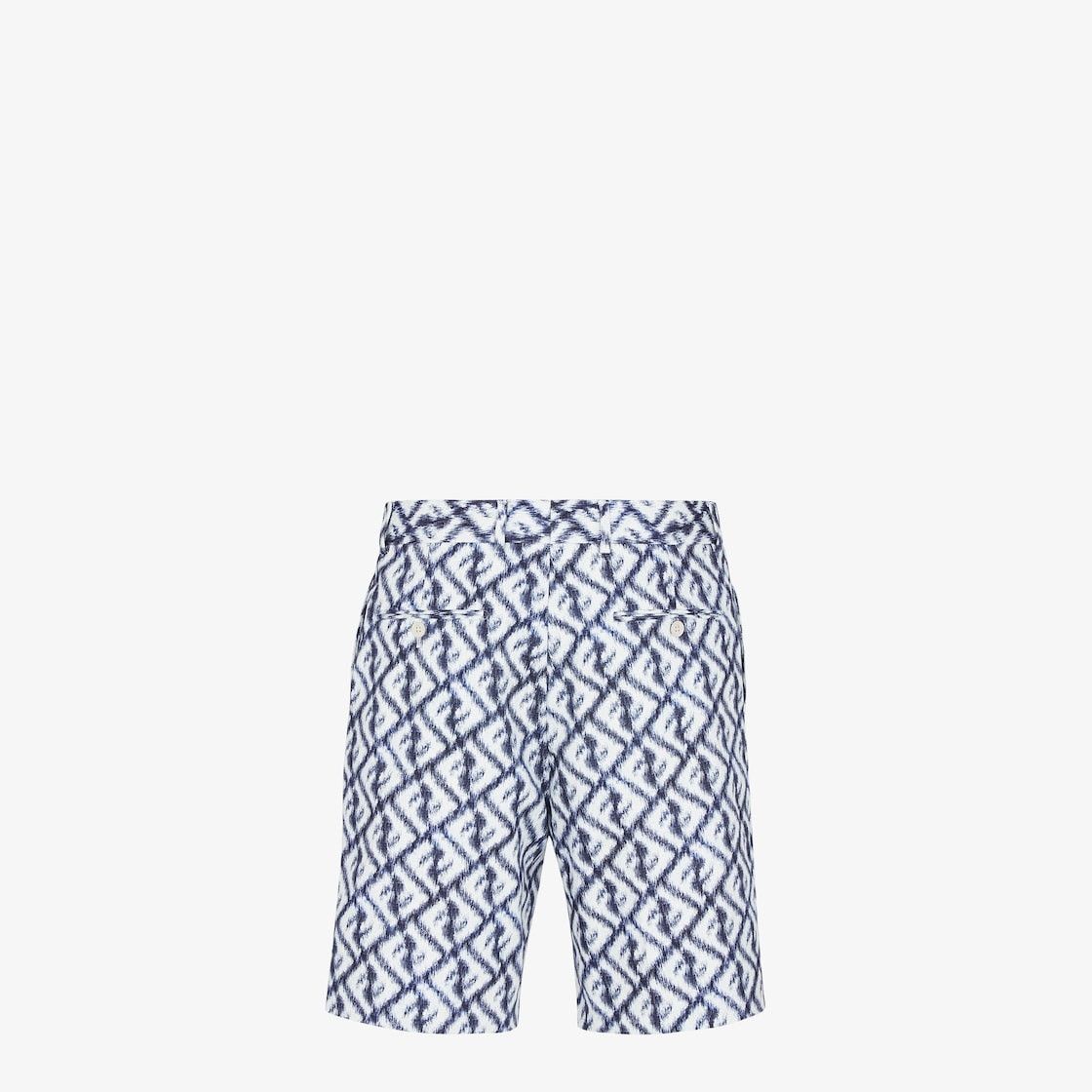 Fendi o1loc1c0824 Bermudas Shorts in Blue/White Size US 36 / EU 52 - 2 Thumbnail