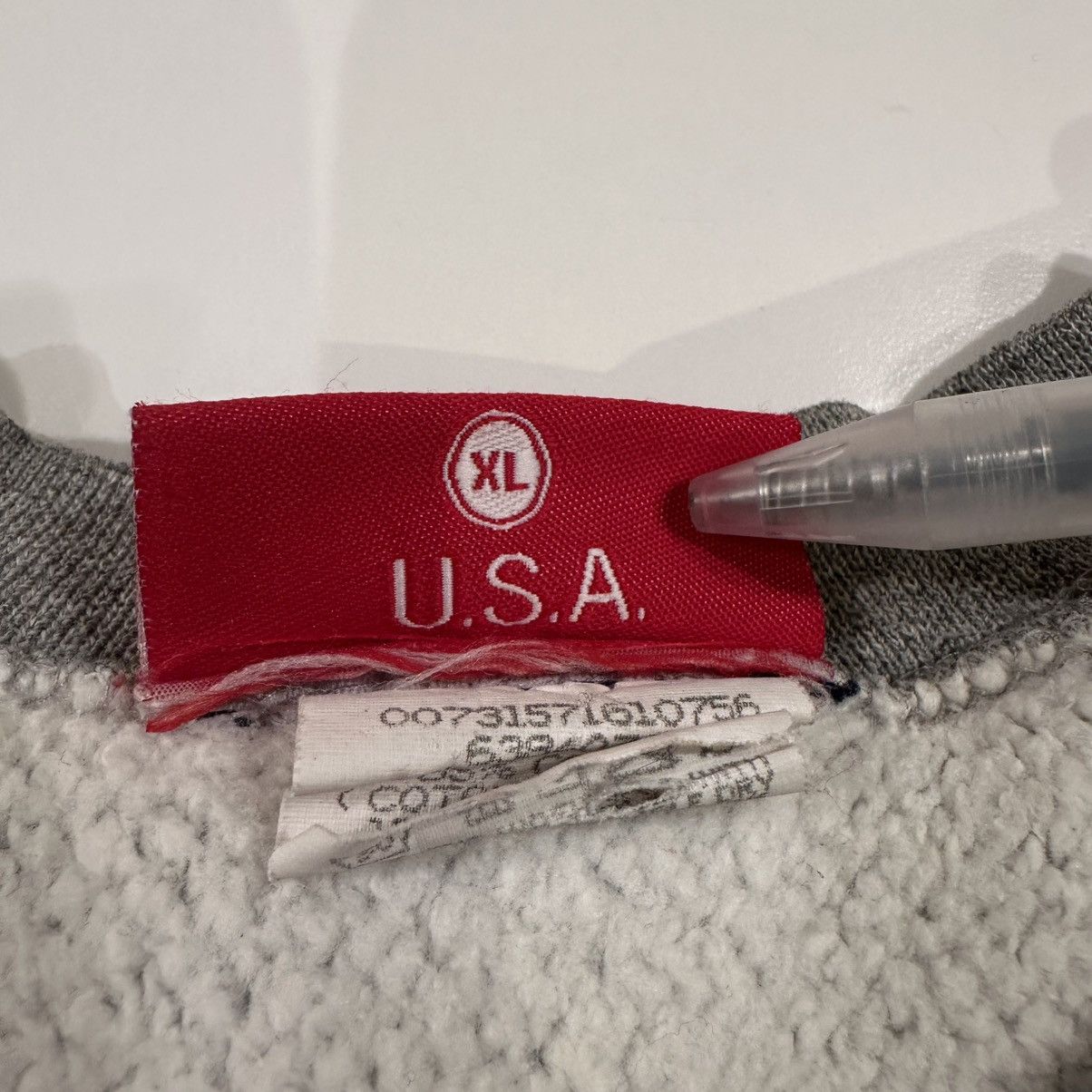 Supreme 1995 Safety Orange Box Logo Crewneck Size US XL / EU 56 / 4 - 4 Thumbnail