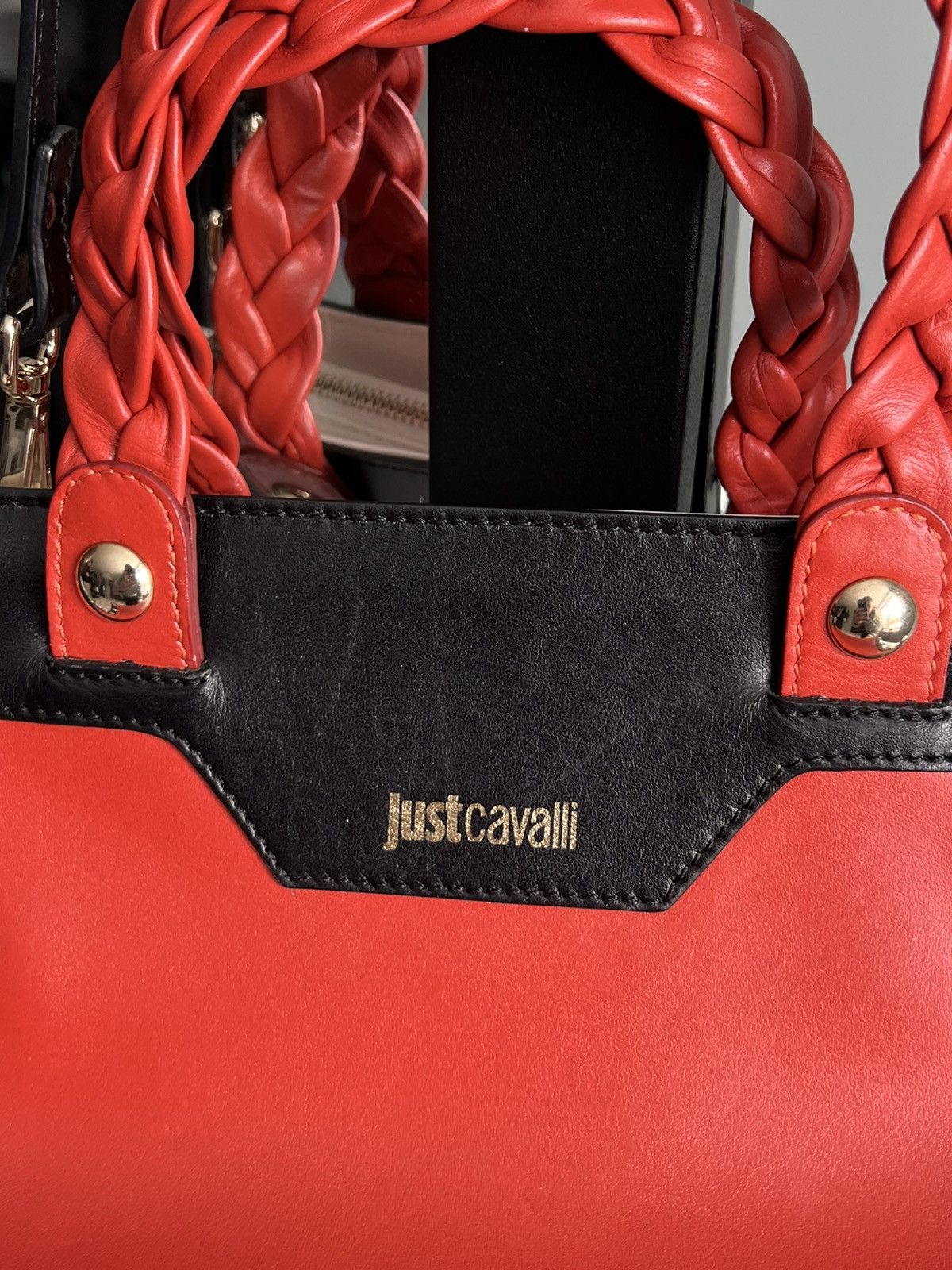 Just Cavalli Just Cavalli Leather Handbag Size ONE SIZE - 3 Thumbnail