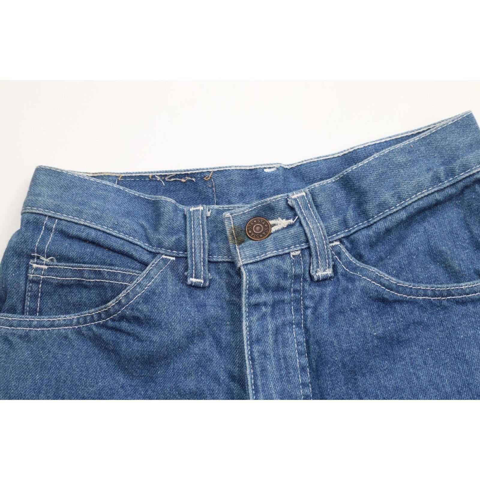 Vintage Vintage 70s Streetwear Distressed Flared Bell Bottoms Jeans Size 26" / US 2 / IT 38 - 5 Thumbnail
