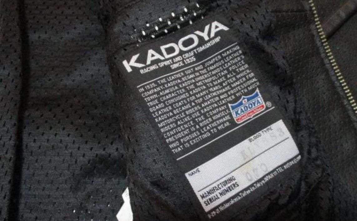 Kadoya Kadoya “Black Horse” Leather Biker Jacket Size US L / EU 52-54 / 3 - 5 Thumbnail
