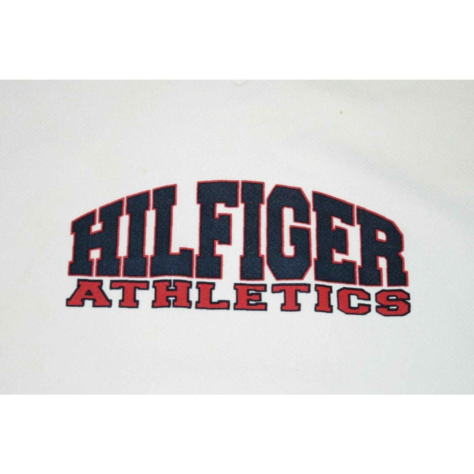 Tommy Hilfiger VINTAGE Tommy Hilfiger Athletic Jeans Mens Football Sports Jersey Size Large EUC Shirt Size US L / EU 52-54 / 3 - 2 Thumbnail