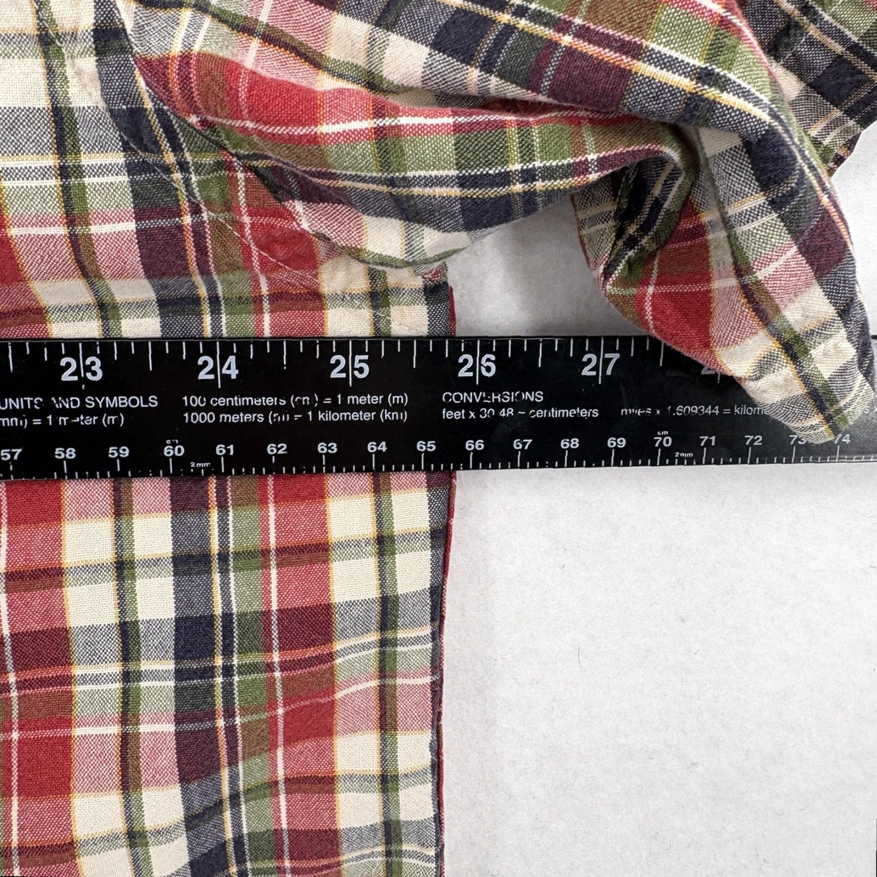 Abercrombie & Fitch Vintage Abercrombie & Fitch Big Shirt Mens Large Red Plaid Short Sleeve VTG Y2K Size US L / EU 52-54 / 3 - 7 Thumbnail