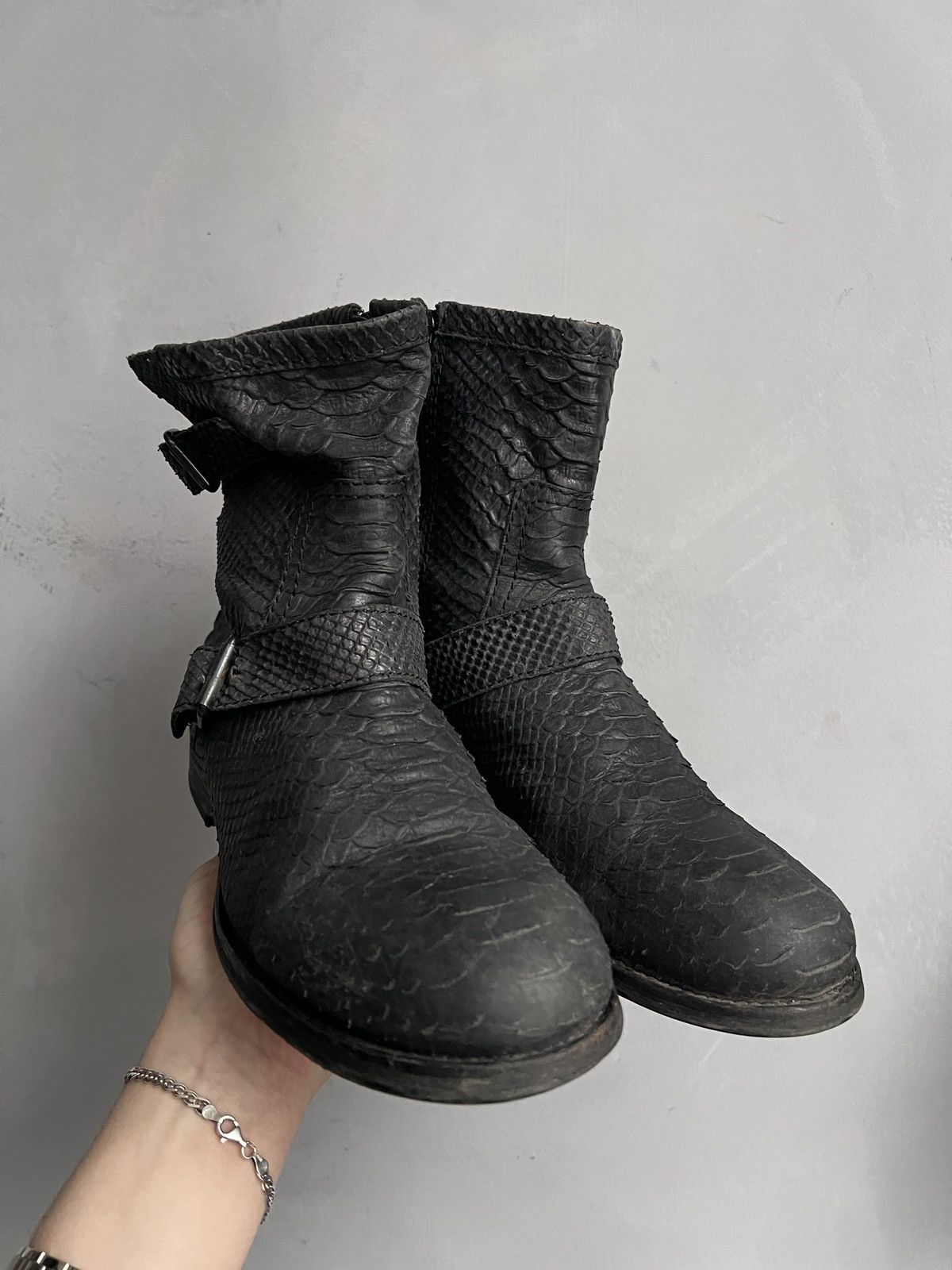 If Six Was Nine Avantgarde hype if six was nine style artisan leather boots Size US 7.5 / EU 40-41 - 3 Thumbnail