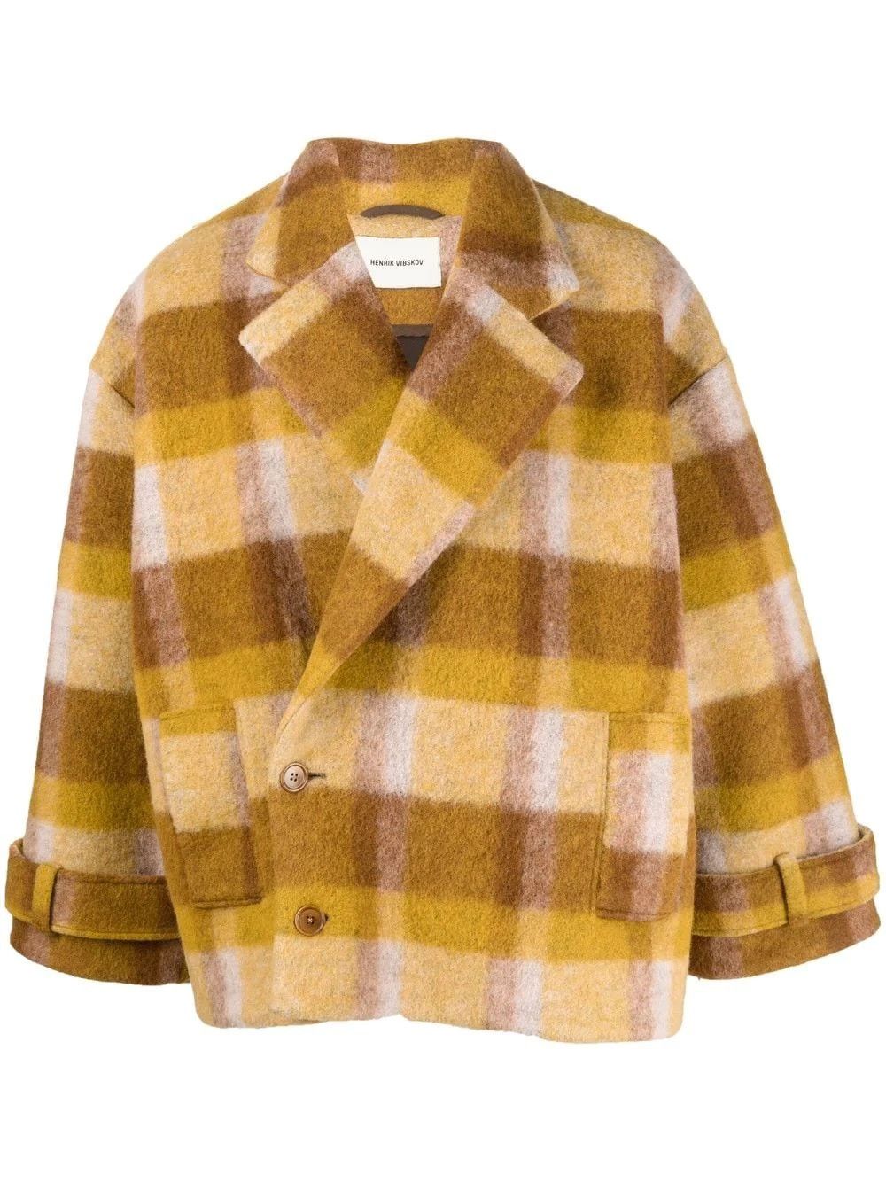 Henrik Vibskov !DS! AW22 Henrik Vibskov Checkered Short Fisherman Jacket Size US M / EU 48-50 / 2 - 2 Thumbnail