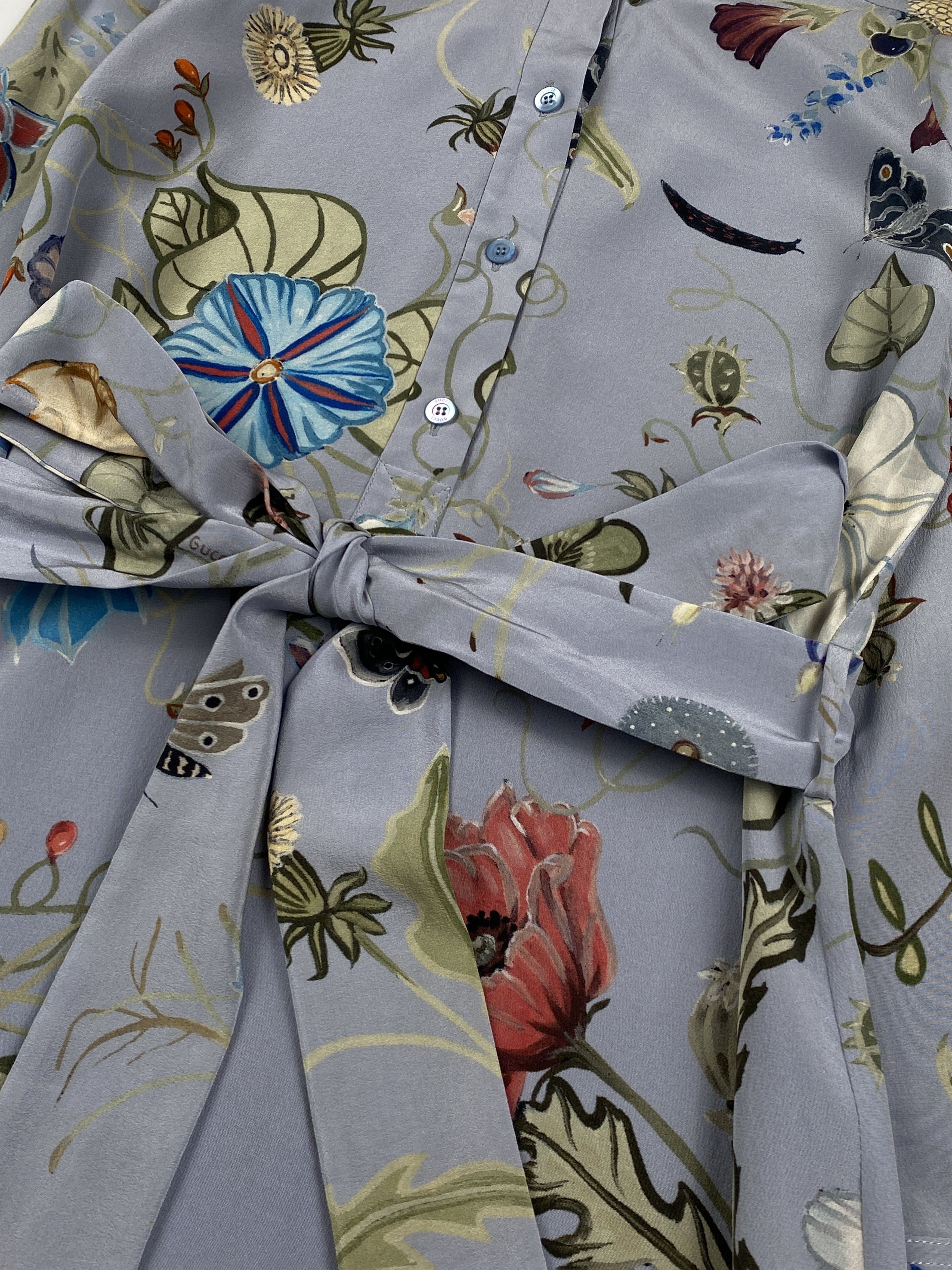 Gucci 2014 Floral Mini Dress Size XS / US 0-2 / IT 36-38 - 7 Thumbnail