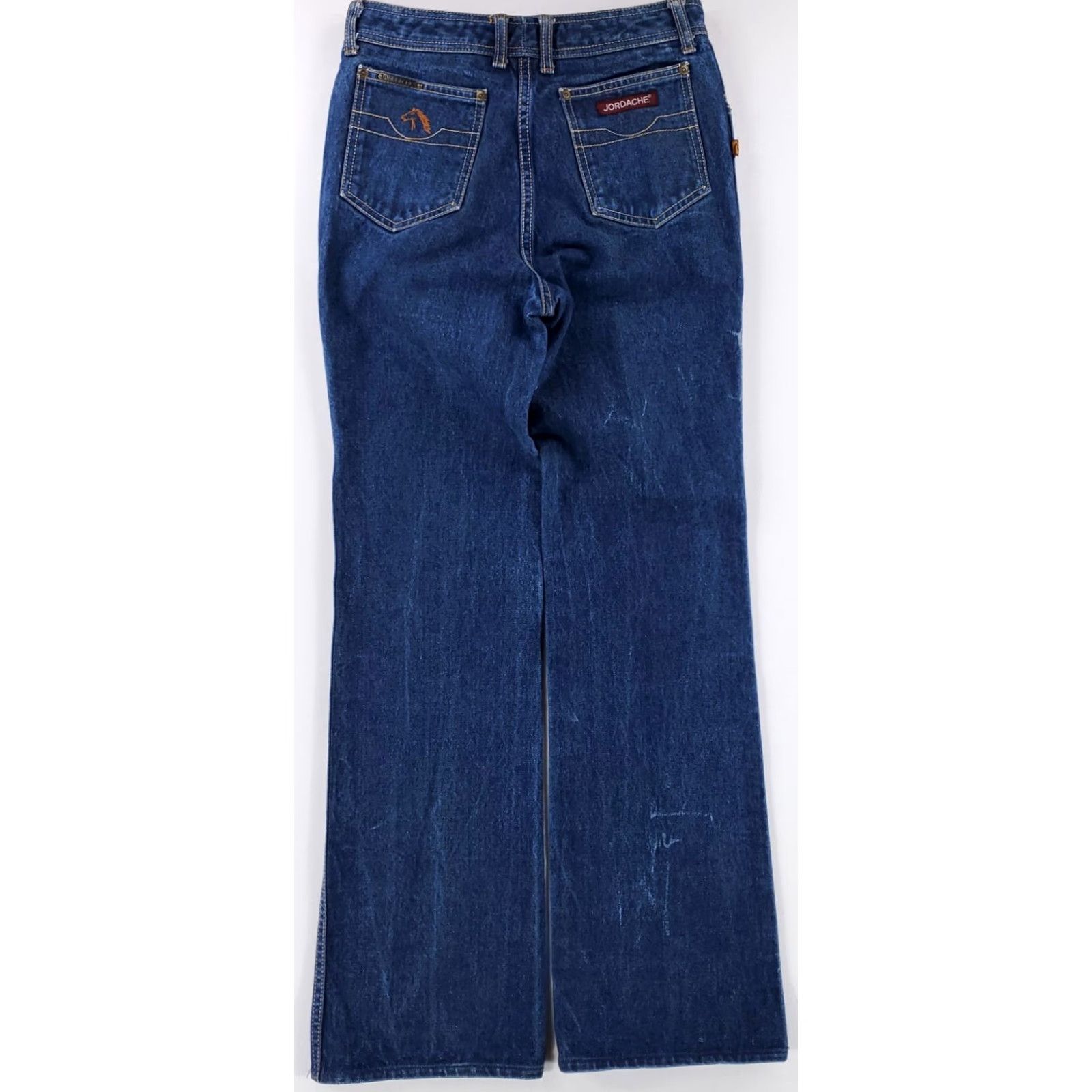 Jordache Jordache Jeans Women 28 Blue VTG 80s High Rise Horse Head Bootcut 28 x 31.5 Size 28" / US 6 / IT 42 - 7 Thumbnail