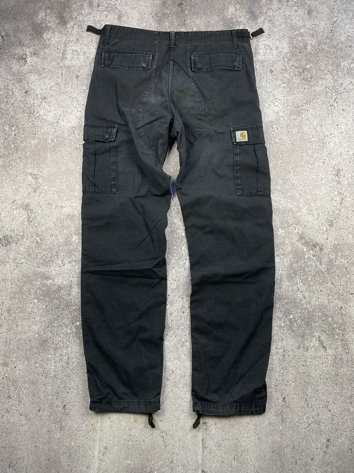 Carhartt × Dickies × Vintage VINTAGE CARHARTT CARGO BAGGY PANTS FADED BLACK 00s Size US 32 / EU 48 - 1 Thumbnail
