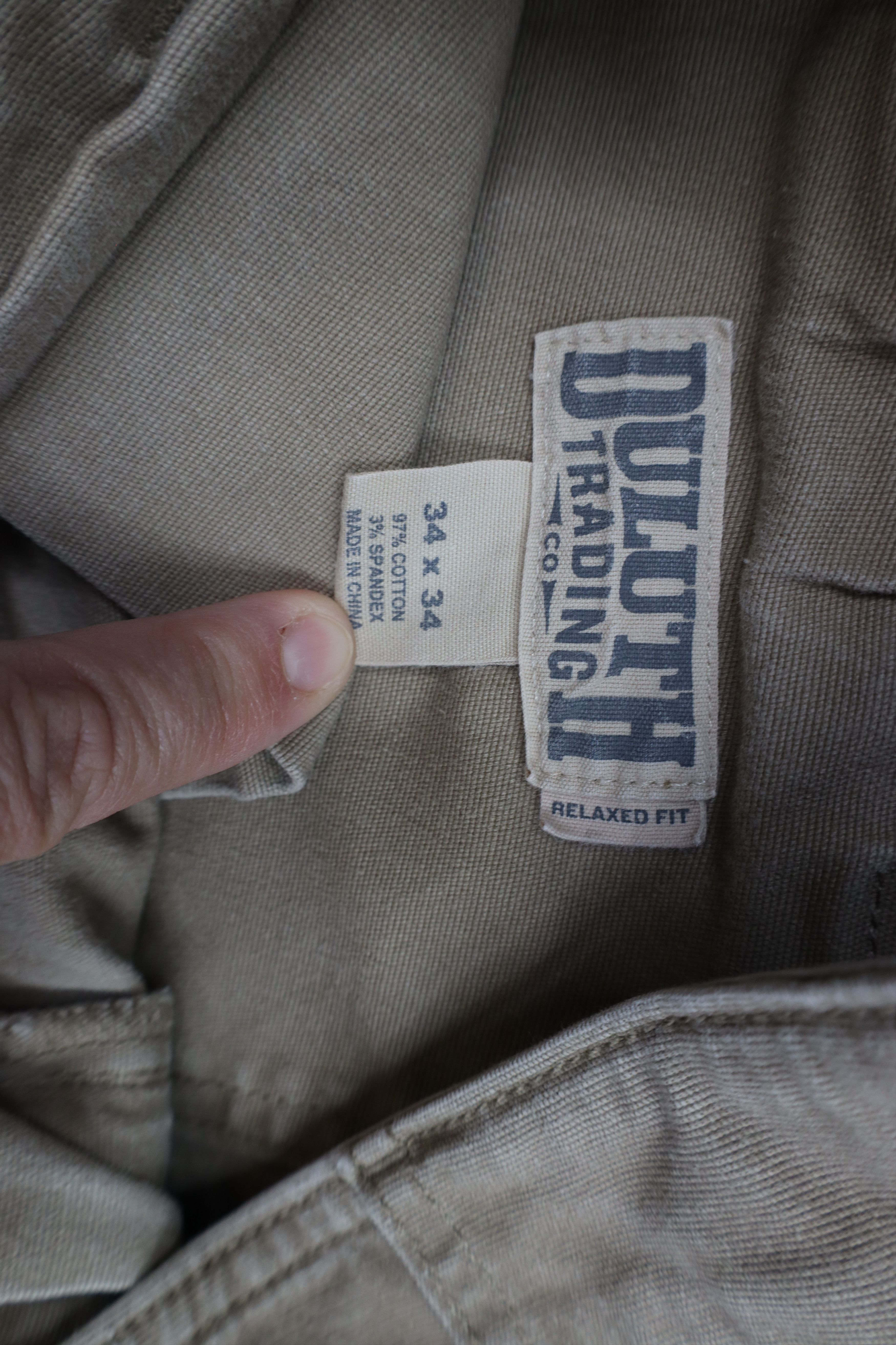 Duluth Trading Company × Vintage Duluth Trading Co Fit Faded Flex FireHose Canvas Cargo Pants Size US 34 / EU 50 - 8 Thumbnail