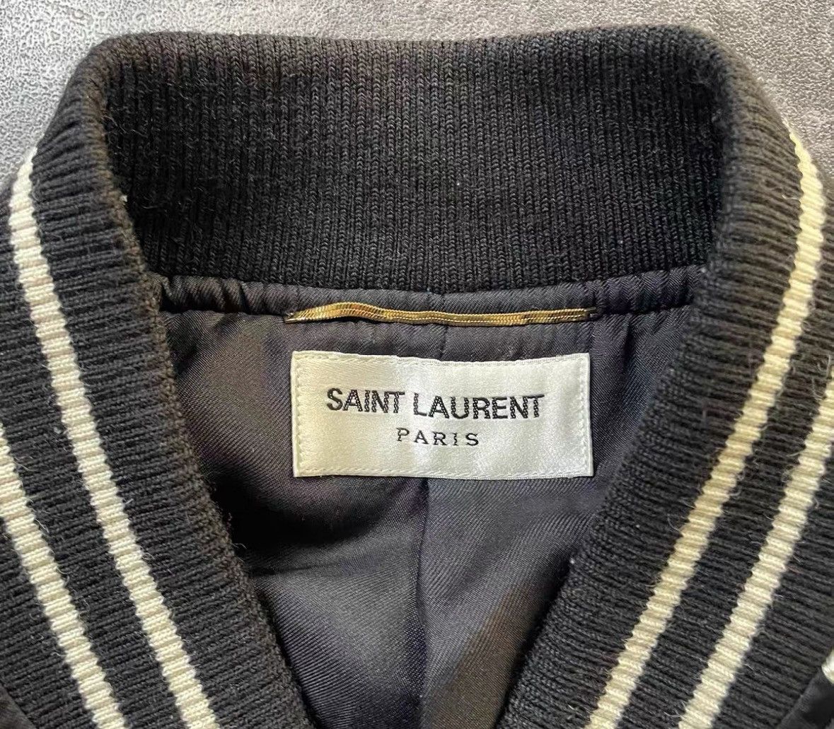Saint Laurent Paris Saint Laurent Paris Polkadot Silk Jacket Size US XS / EU 42 / 0 - 5 Thumbnail
