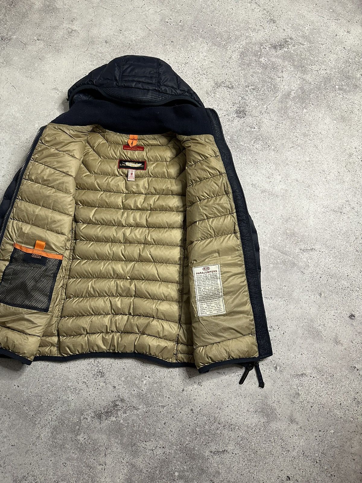 Parajumpers Parajumpers Super Light Weight Puffer Zip Hooded Jacket Navy Size M / US 6-8 / IT 42-44 - 8 Thumbnail