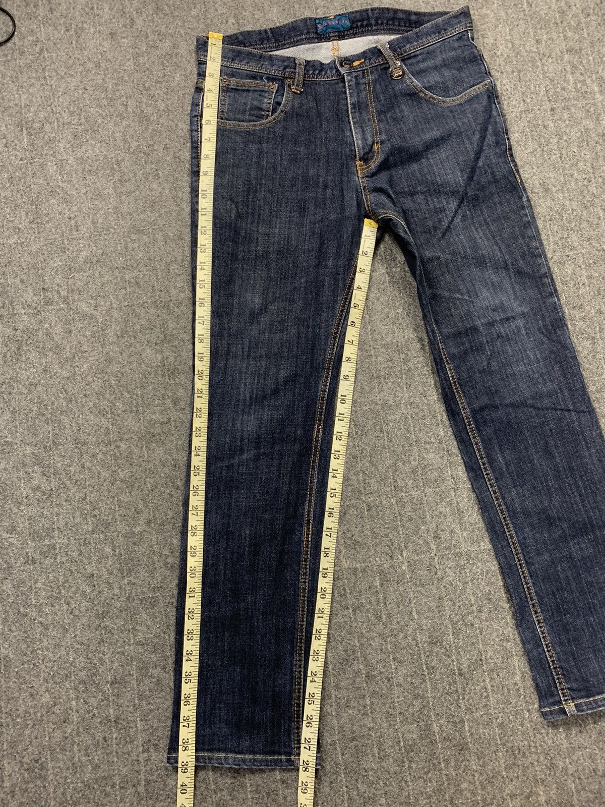 Japanese Brand × RAGEBLUE Hype Rageblue Dark Indigo Denim Jeans Zipper Back Pocket Size US 30 / EU 46 - 12 Thumbnail