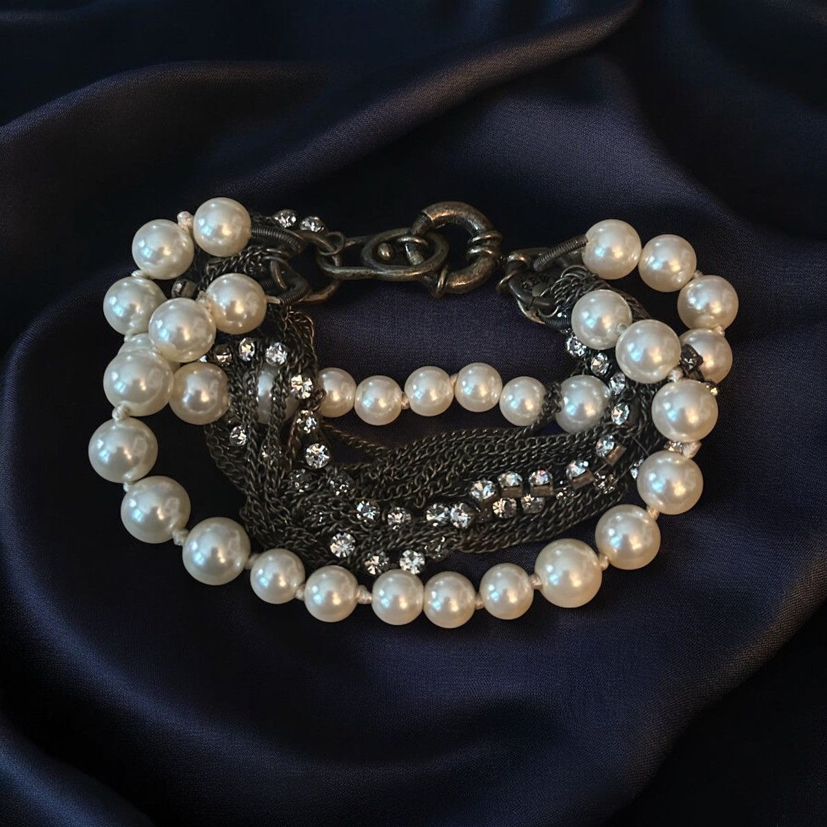J.Crew J.Crew multi chain and pearl bracelet Size ONE SIZE - 1 Thumbnail
