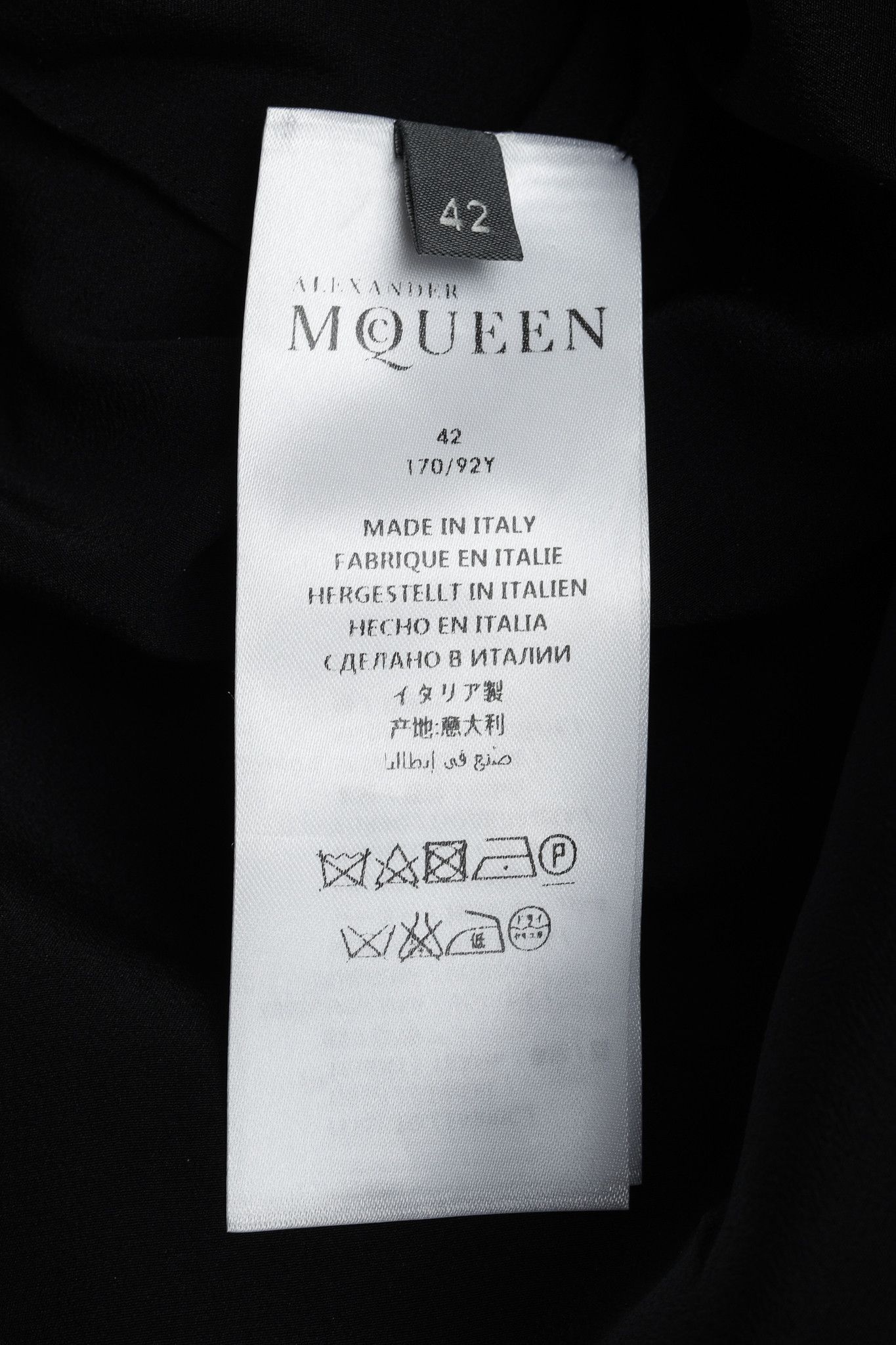Alexander McQueen Alexander McQueen PF/16 Cady Short-Sleeve Knee-Length Dress Size M / US 6-8 / IT 42-44 - 8 Thumbnail