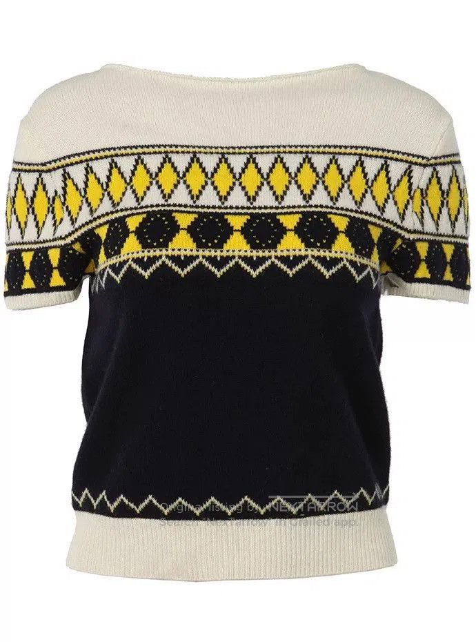 Maison Margiela Maison Margiela Knit Sweater with Patterns. Size M / US 6-8 / IT 42-44 - 1 Thumbnail