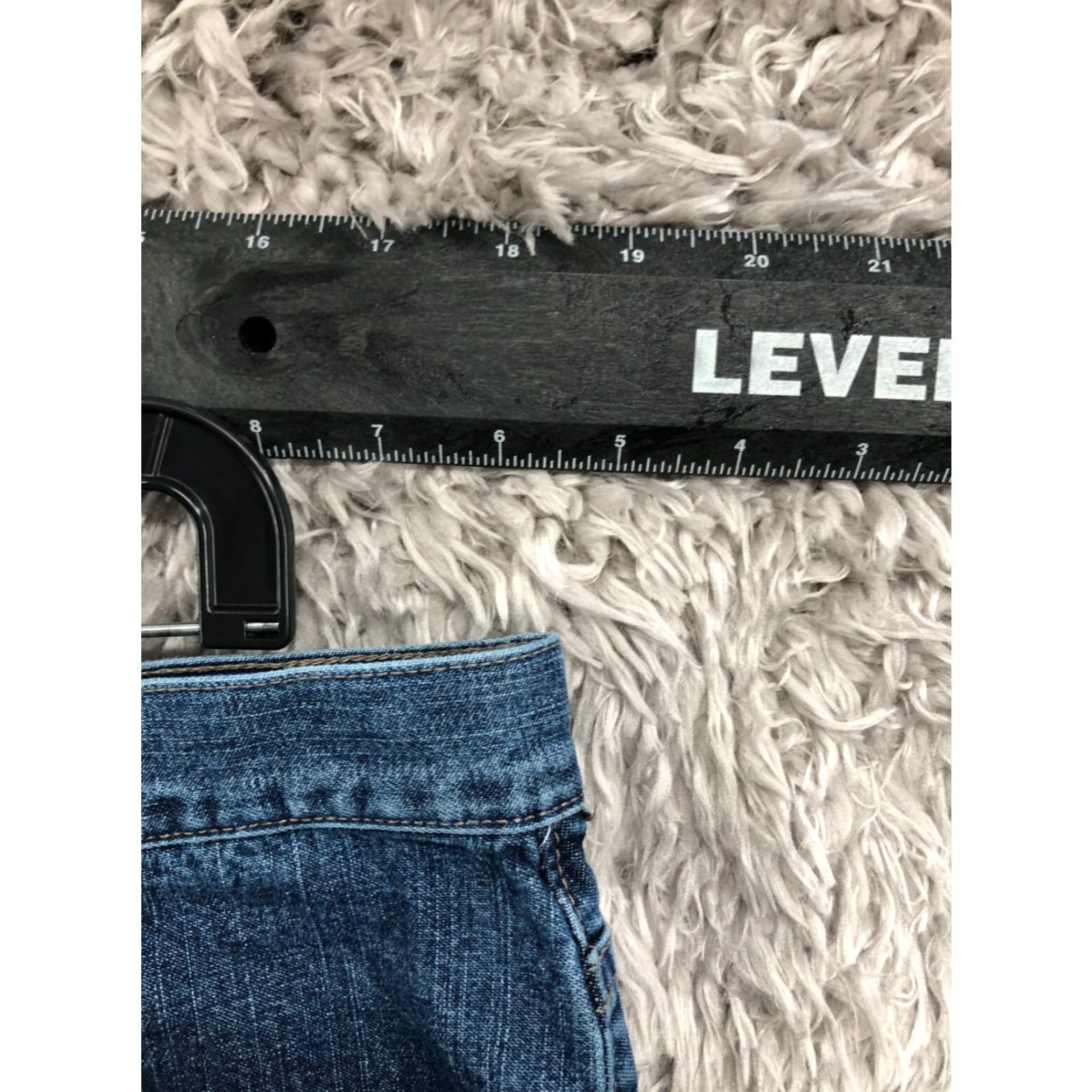 Lee Lee Premium Select Jeans Plus Size 18 Short Womens High Rise Dark Wash Blue Denim Size 40" / US 18 - 2 Thumbnail