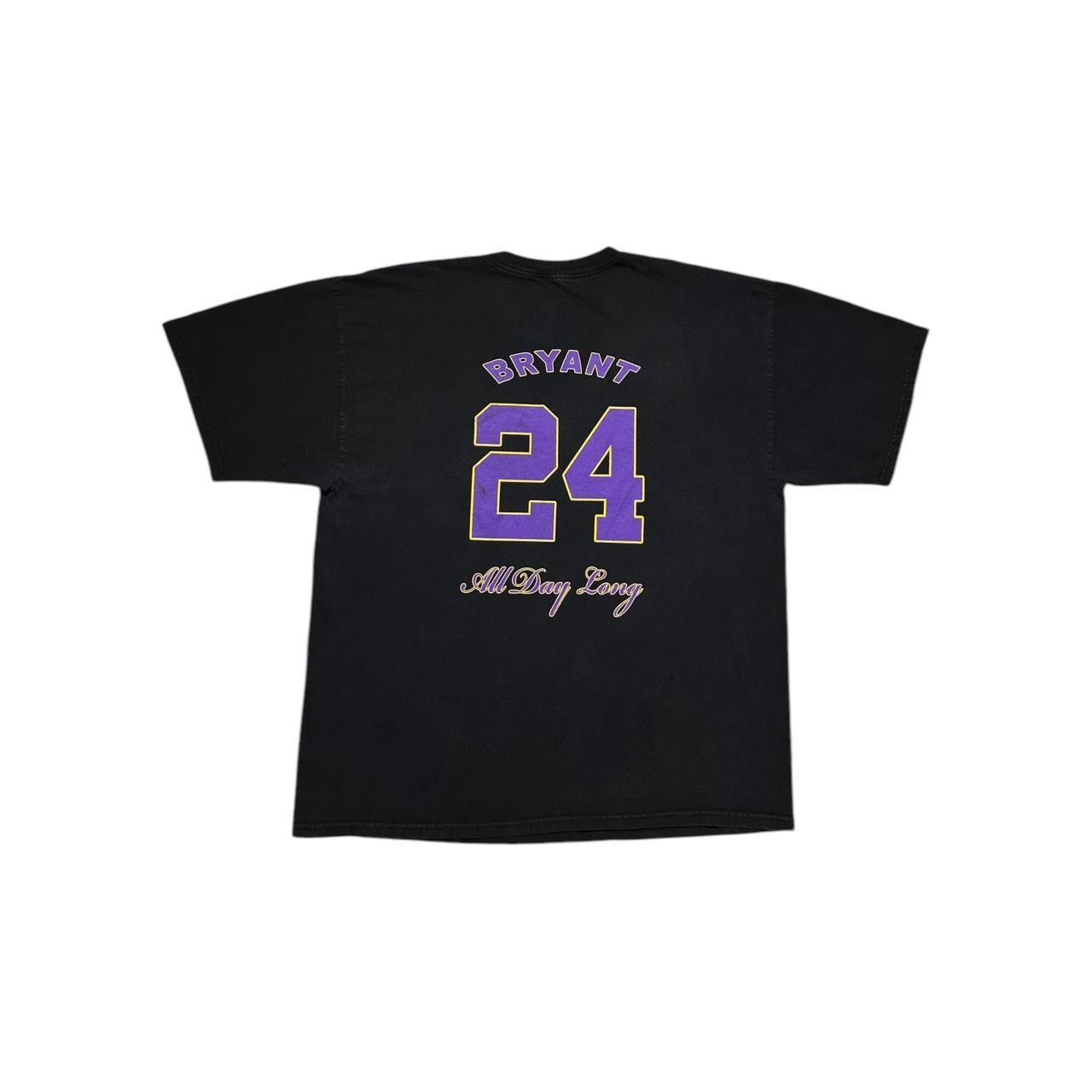 NBA × Vintage Vintage Kobe Bryant Black Mamba All Day T-Shirt Size US XXL / EU 58 / 5 - 2 Thumbnail