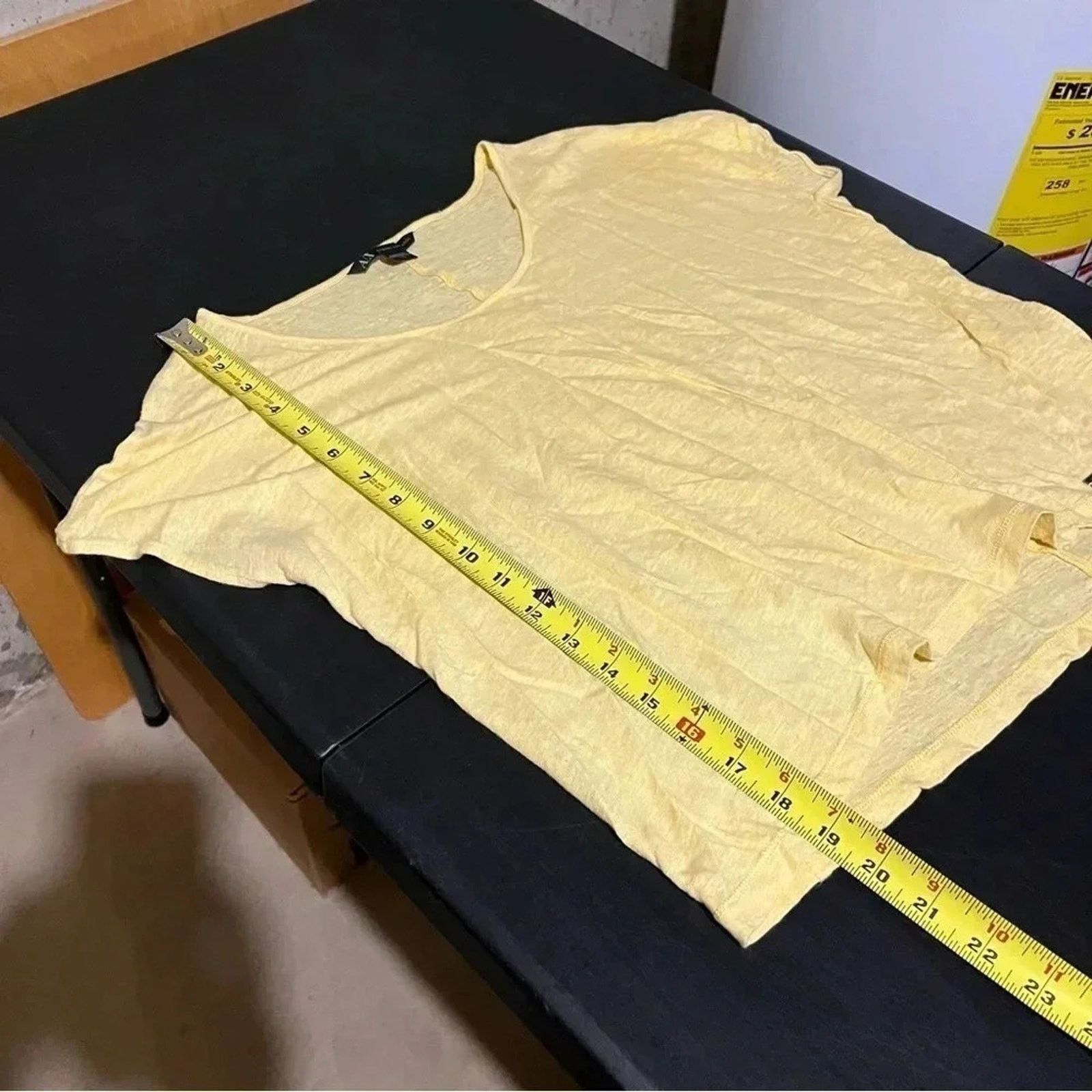 Armani Exchange A/X Armani Exchange Women’s 100% Linen Short Sleeved Shirt M Size M / US 6-8 / IT 42-44 - 7 Thumbnail