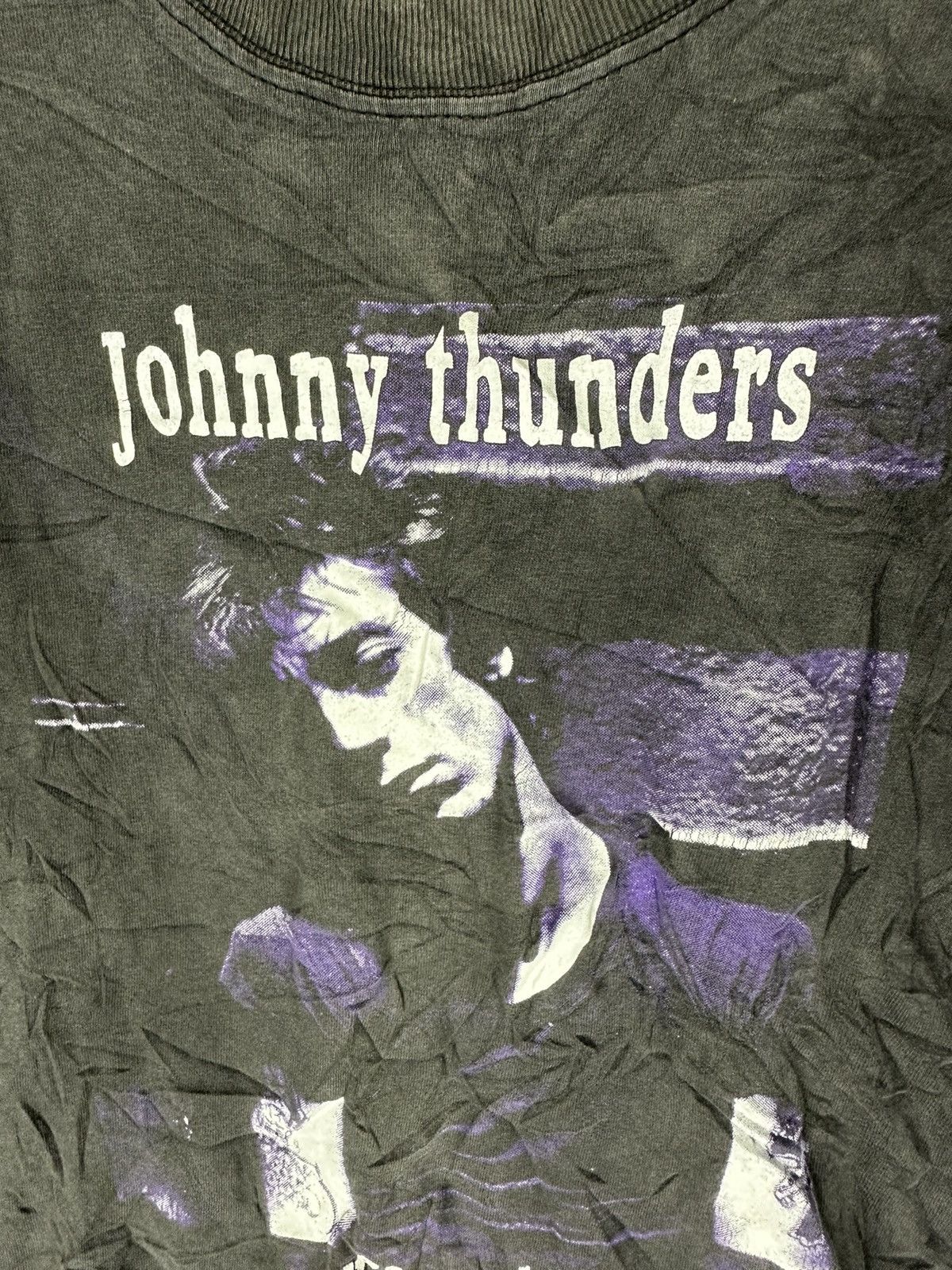 Band Tees Thrased Vintage Album Hurt Me Johnny Thunders Sun Faded Tee Size US S / EU 44-46 / 1 - 3 Thumbnail