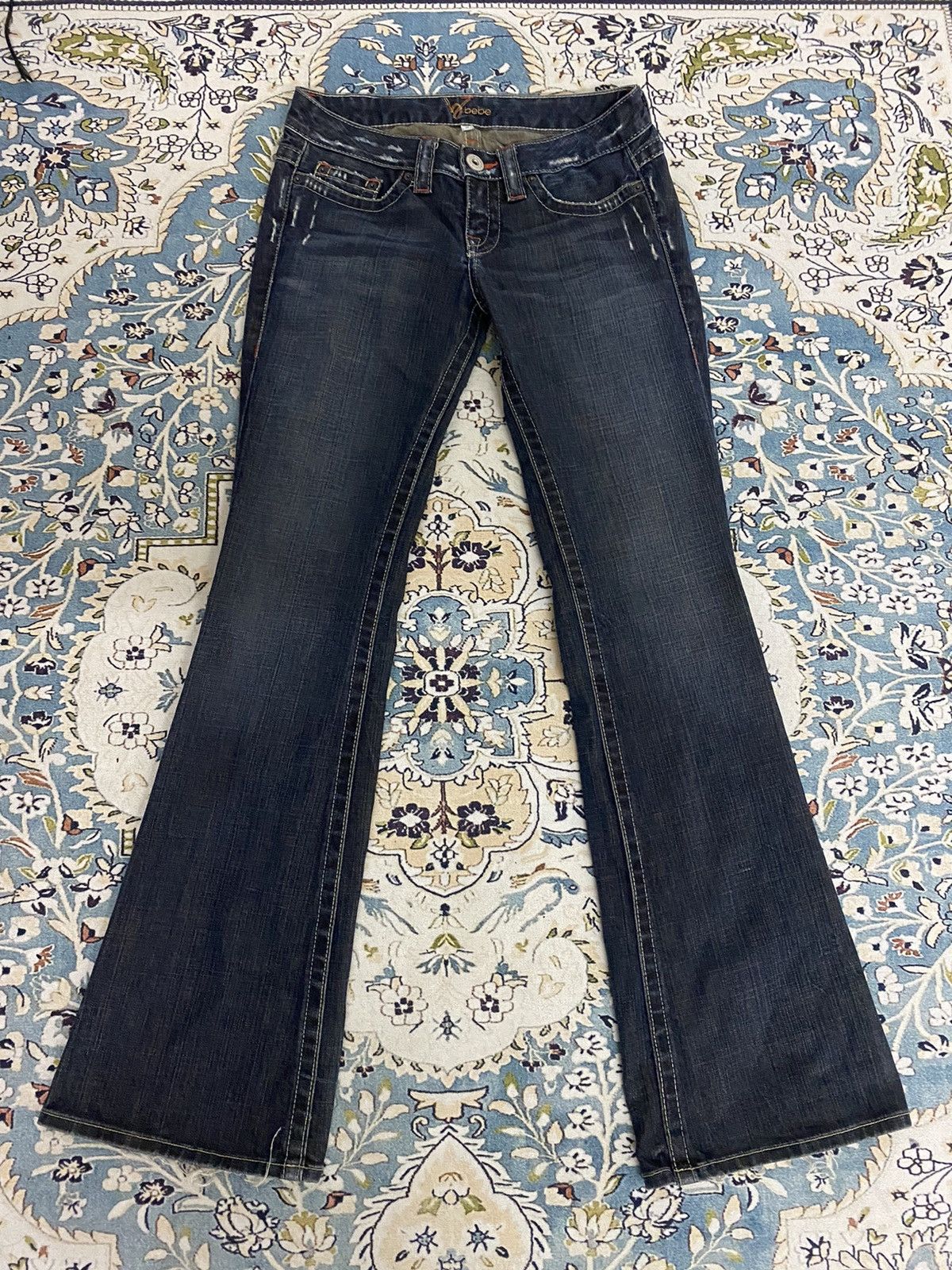 Tornado Mart 🔥 Flared jeans brand Bebe Size 29" - 2 Thumbnail