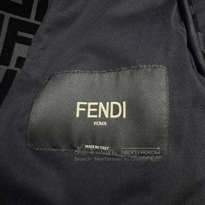Fendi Fendi Double F Full Print Flock Jacket Size US S / EU 44-46 / 1 - 3 Thumbnail