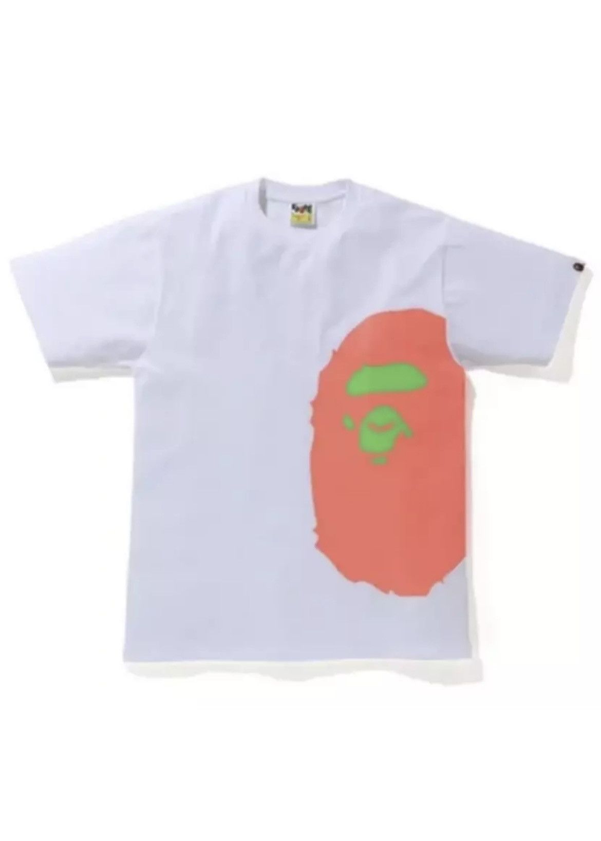Bape Bape Neon Side Big Ape Head Tee White Size US M / EU 48-50 / 2 - 1 Thumbnail