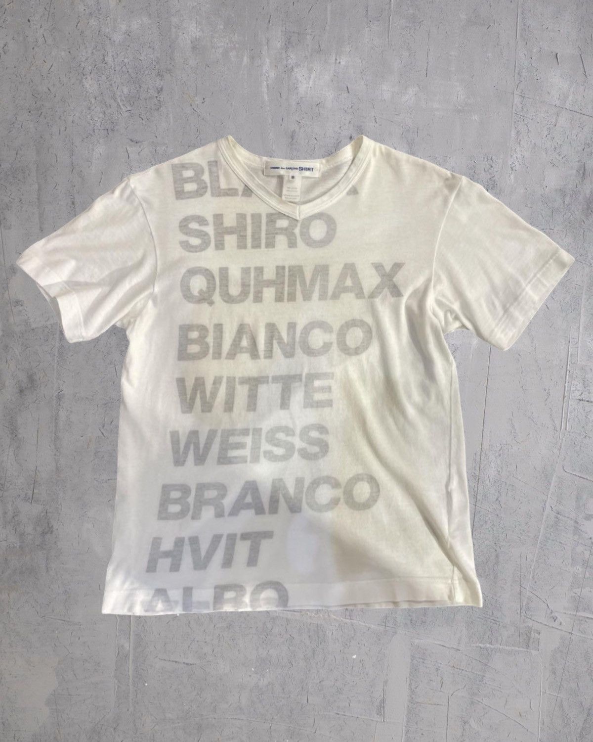 Comme des Garcons × Comme des Garcons Homme × Comme des Garcons Homme Plus Comme des garcons reverse T-shirt Size US XS / EU 42 / 0 - 1 Thumbnail