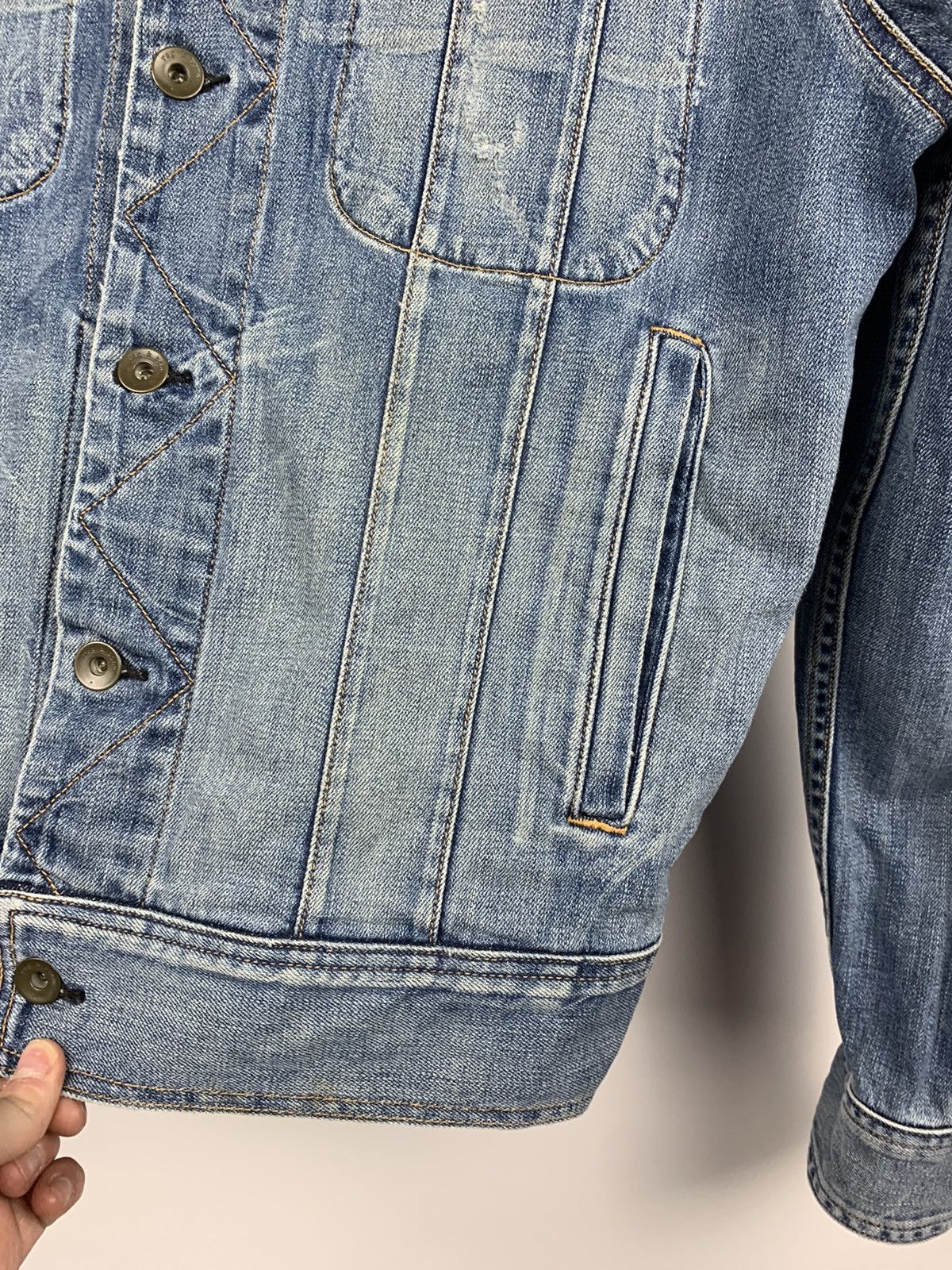 Designer × Rag & Bone Rag & Bone Standard Issue Classic Fit Denim Jacket Made USA Size US S / EU 44-46 / 1 - 19 Thumbnail