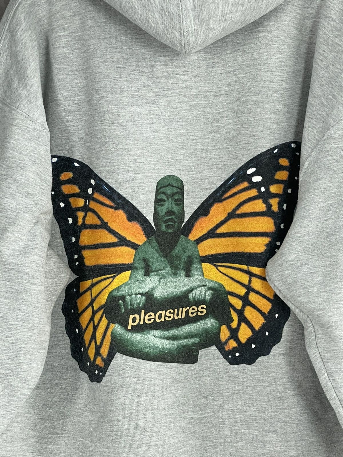 Hypebeast × Pleasures Y2K Pleasures Butterfly Logo Baggy Hype Hoodie Size US XL / EU 56 / 4 - 12 Thumbnail