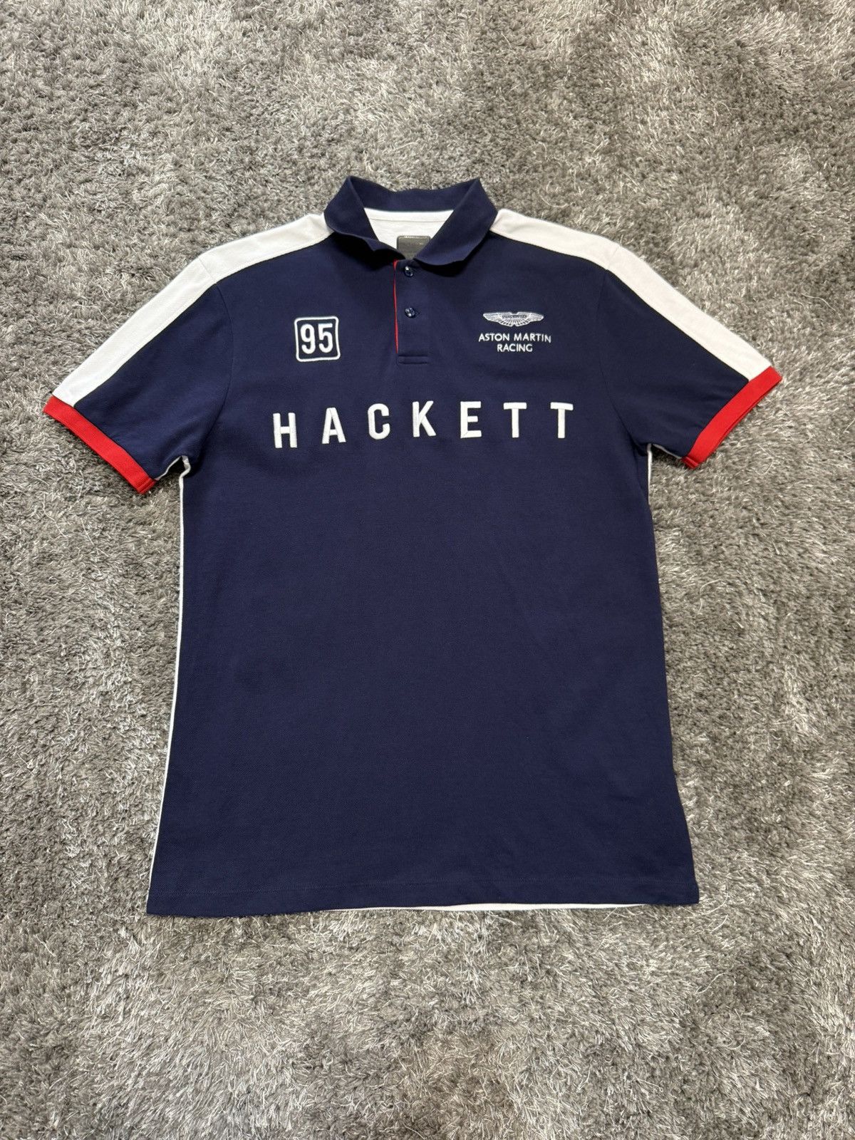 Hackett Vintage Polo Hackett T-shirts Aston Martin Racing 95 Car Size US L / EU 52-54 / 3 - 1 Thumbnail