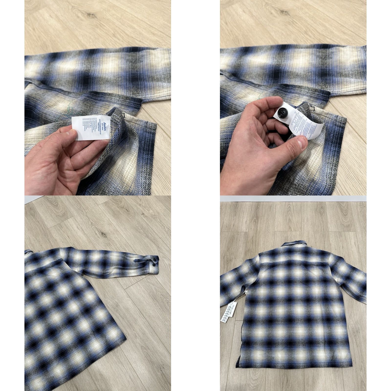 Katin NWT KATIN Shiloh Blue Heavy Weight Button Up Flannel Mens Large Size US L / EU 52-54 / 3 - 8 Thumbnail